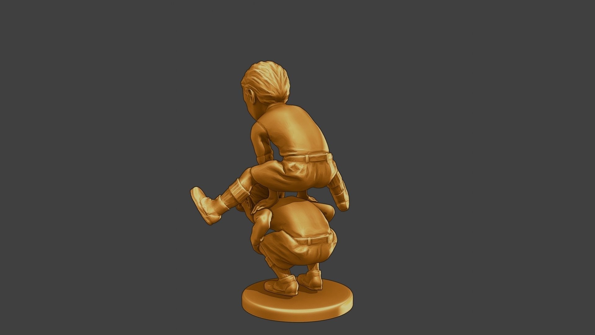 ww2 Casual Little Boy CLB1 0056 3D print model_5