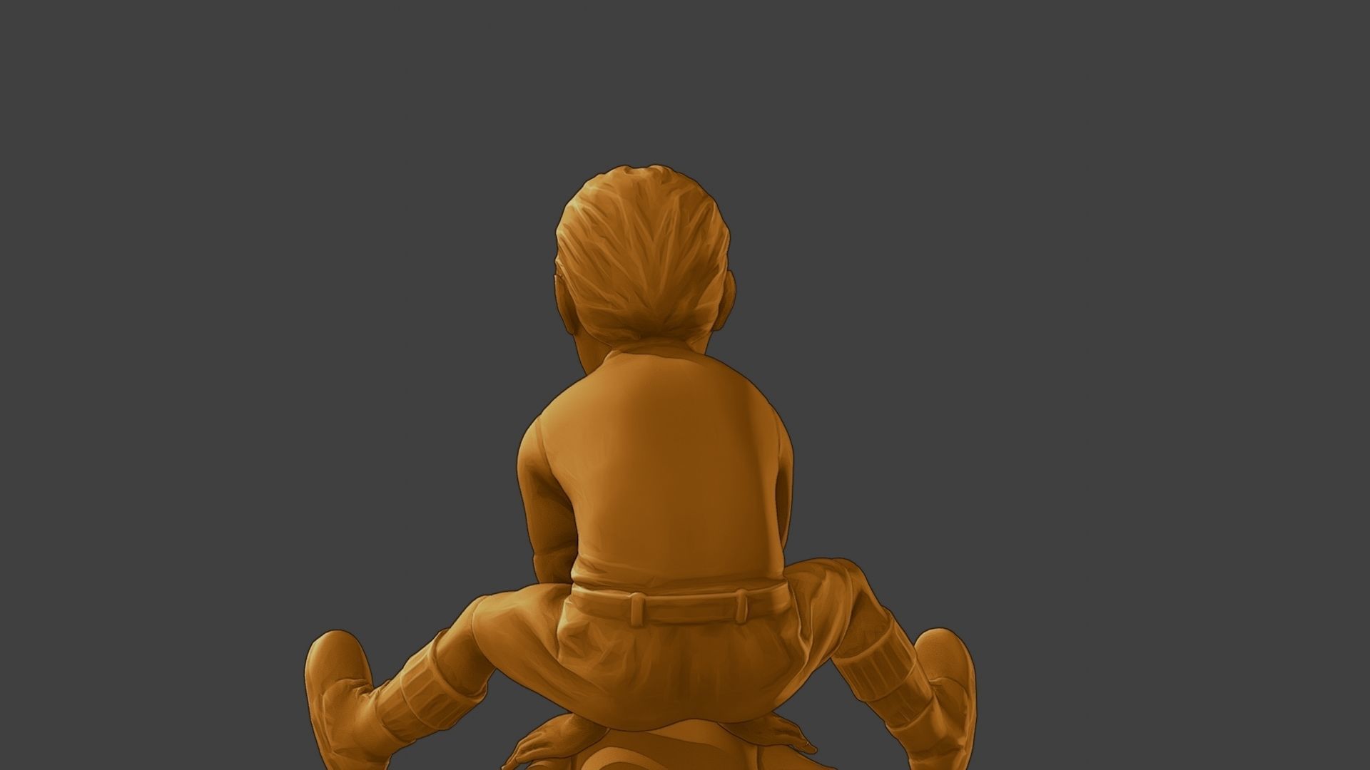 ww2 Casual Little Boy CLB1 0056 3D print model_21