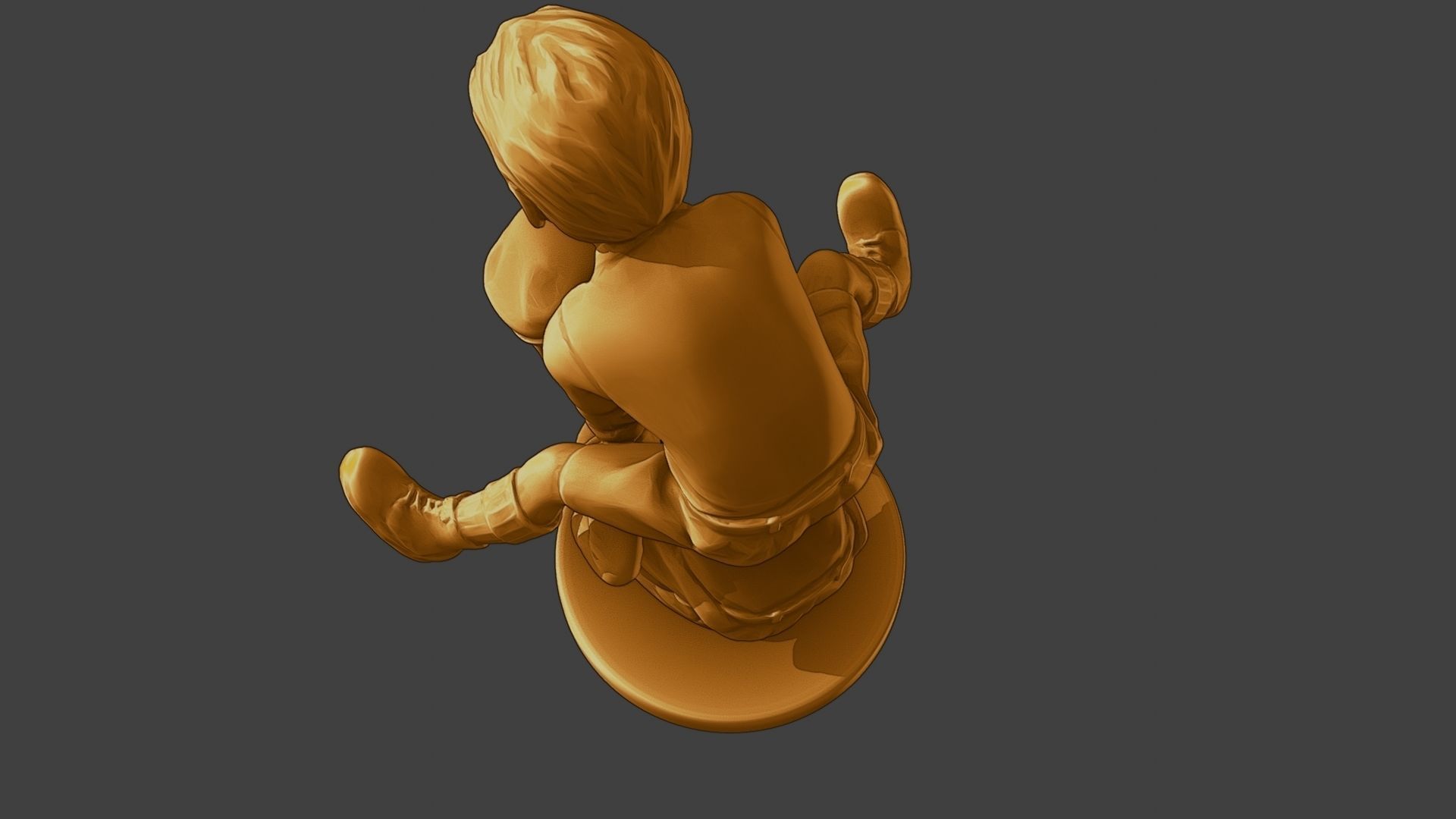 ww2 Casual Little Boy CLB1 0056 3D print model_16