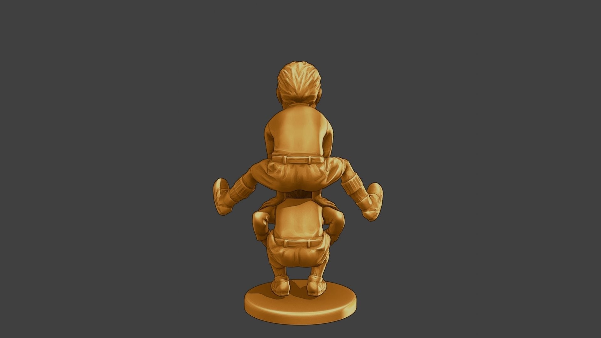 ww2 Casual Little Boy CLB1 0056 3D print model_6