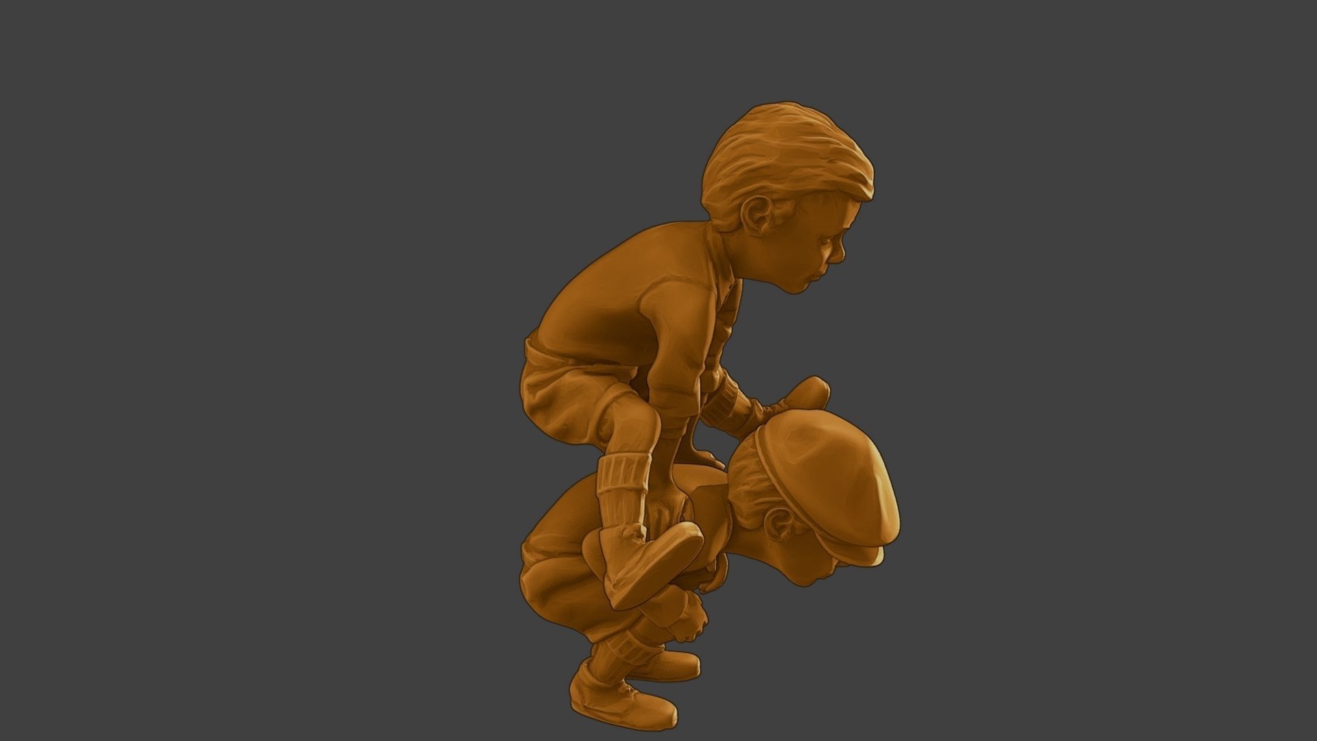 ww2 Casual Little Boy CLB1 0056 3D print model_30