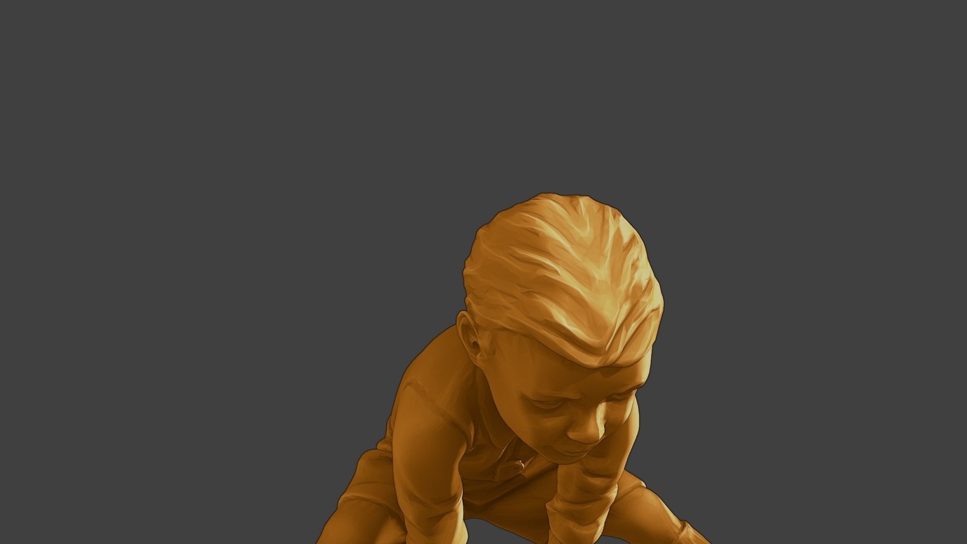 ww2 Casual Little Boy CLB1 0056 3D print model_19