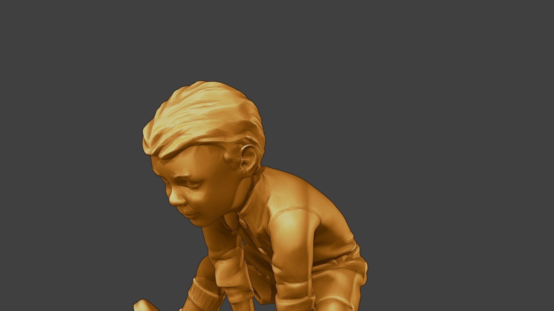 ww2 Casual Little Boy CLB1 0056 3D print model_18