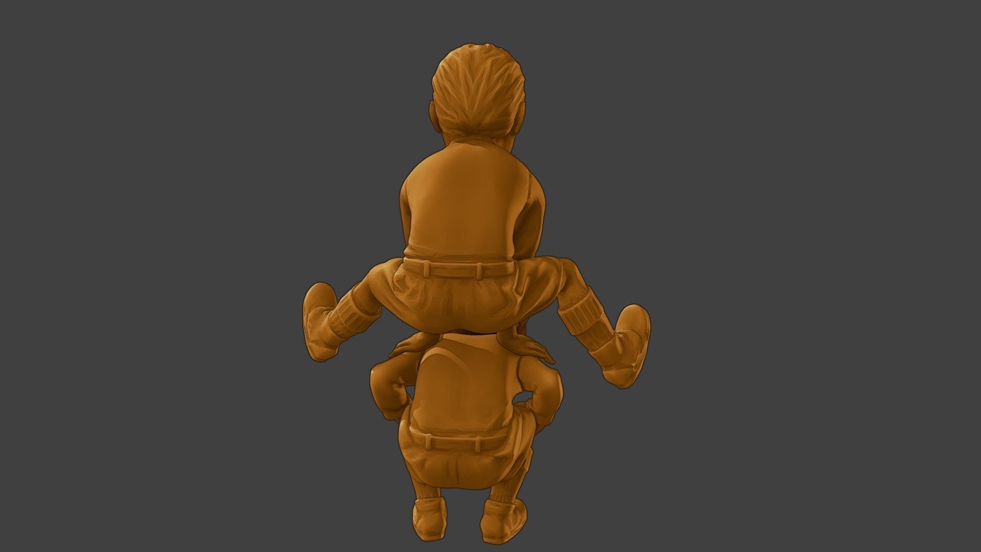 ww2 Casual Little Boy CLB1 0056 3D print model_25