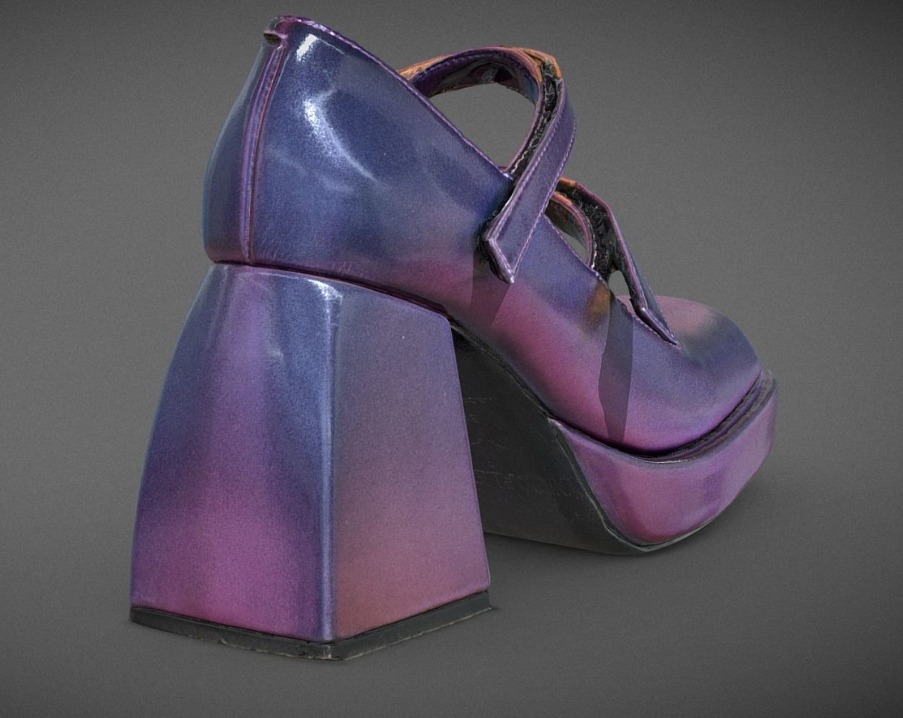 Nodaleto Bulla Babies Purple Low-poly 3D model_2
