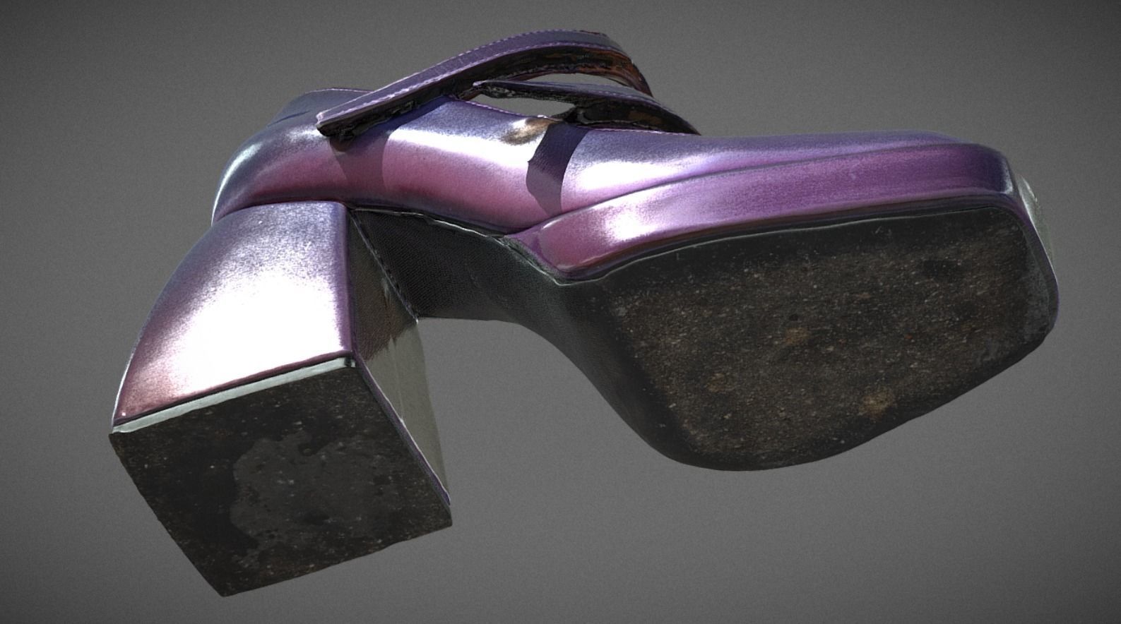 Nodaleto Bulla Babies Purple Low-poly 3D model_3