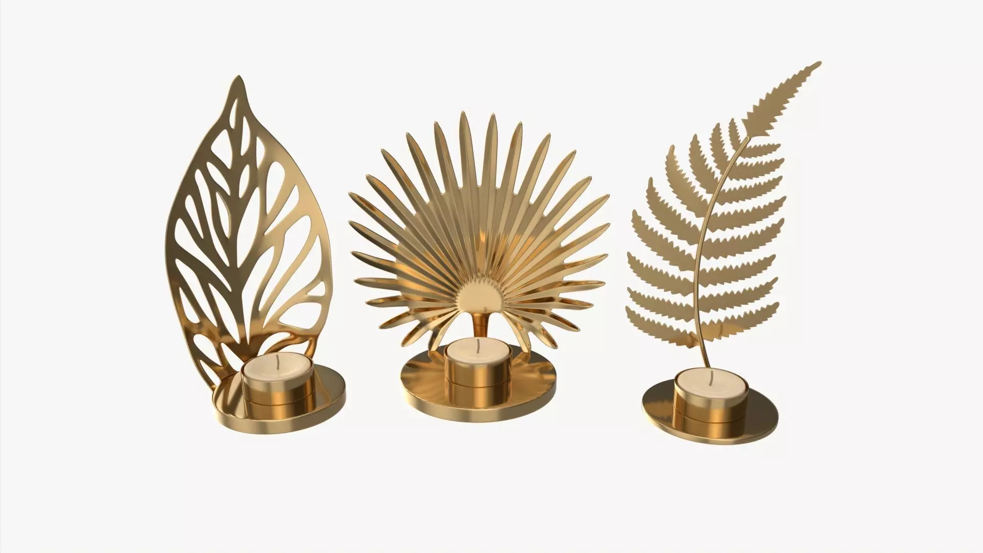 Iron Candle Holders 3D model_0