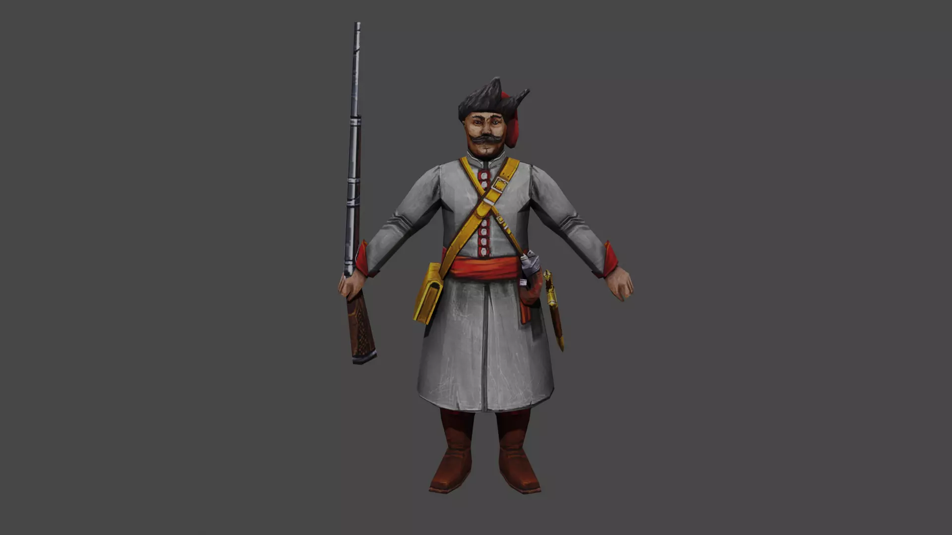 3D Ukraine serdiuk - cossacks 3D model_0