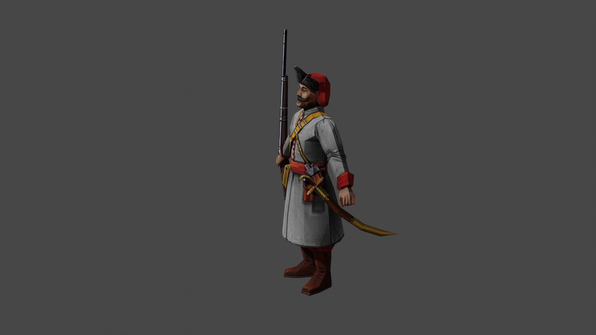 3D Ukraine serdiuk - cossacks 3D model_1