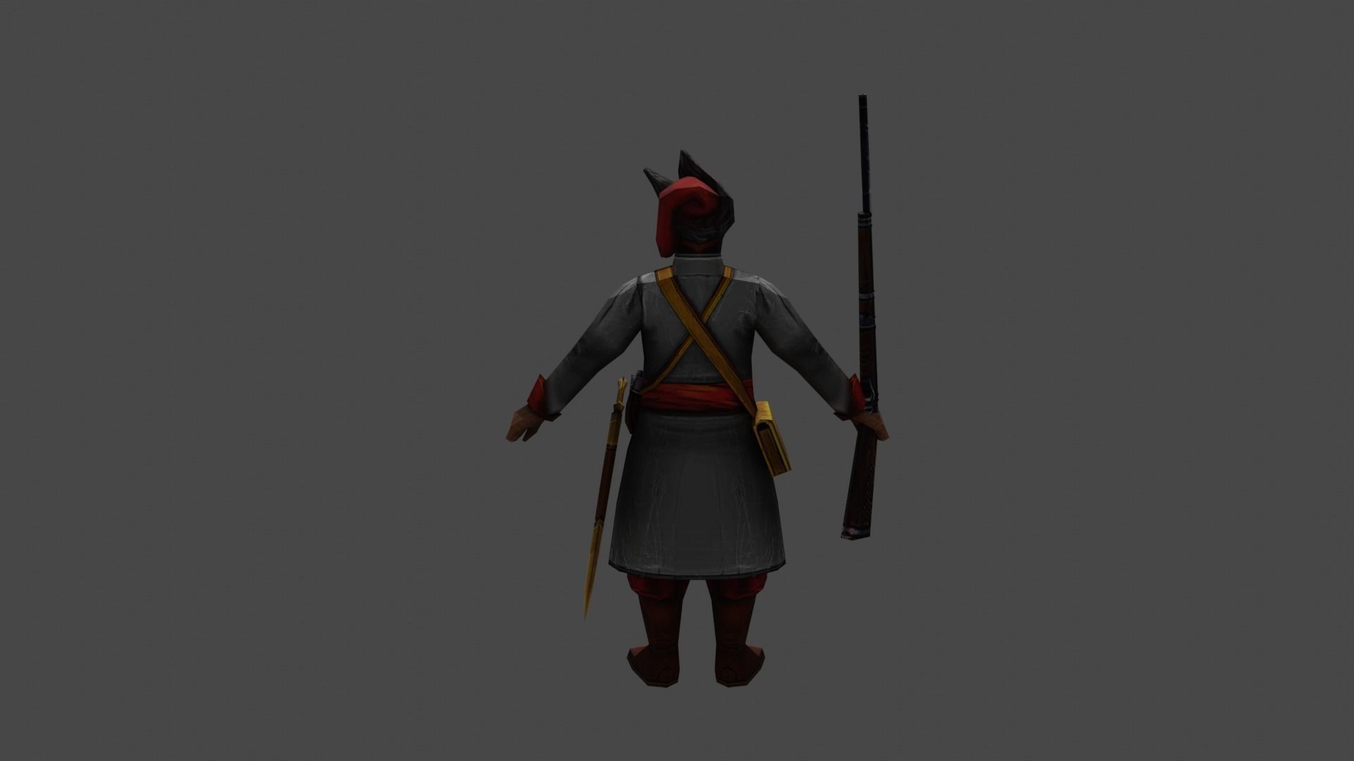 3D Ukraine serdiuk - cossacks 3D model_2