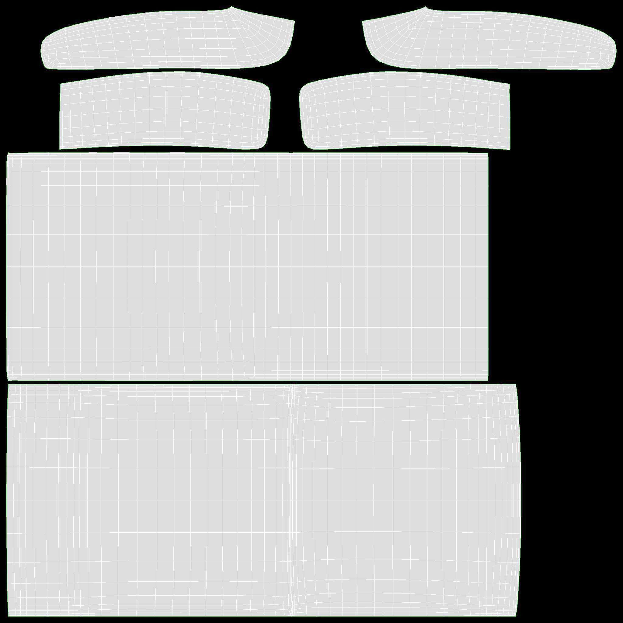 Leather Lounge Chair 3D model_12