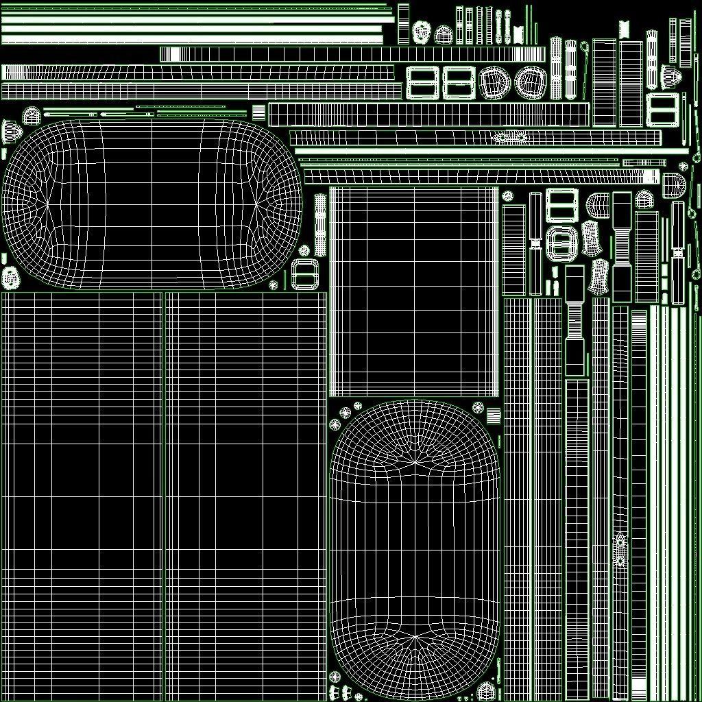 Dior DiorTravel Vanity Case Bag Blue Yellow Fabric Low-poly 3D model_14