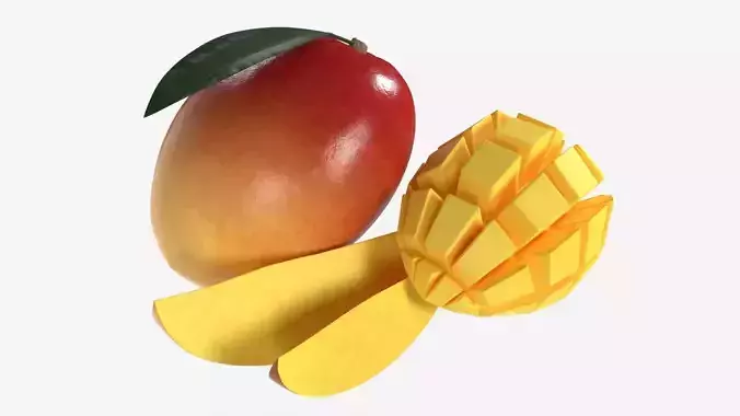Mango 01 3D model