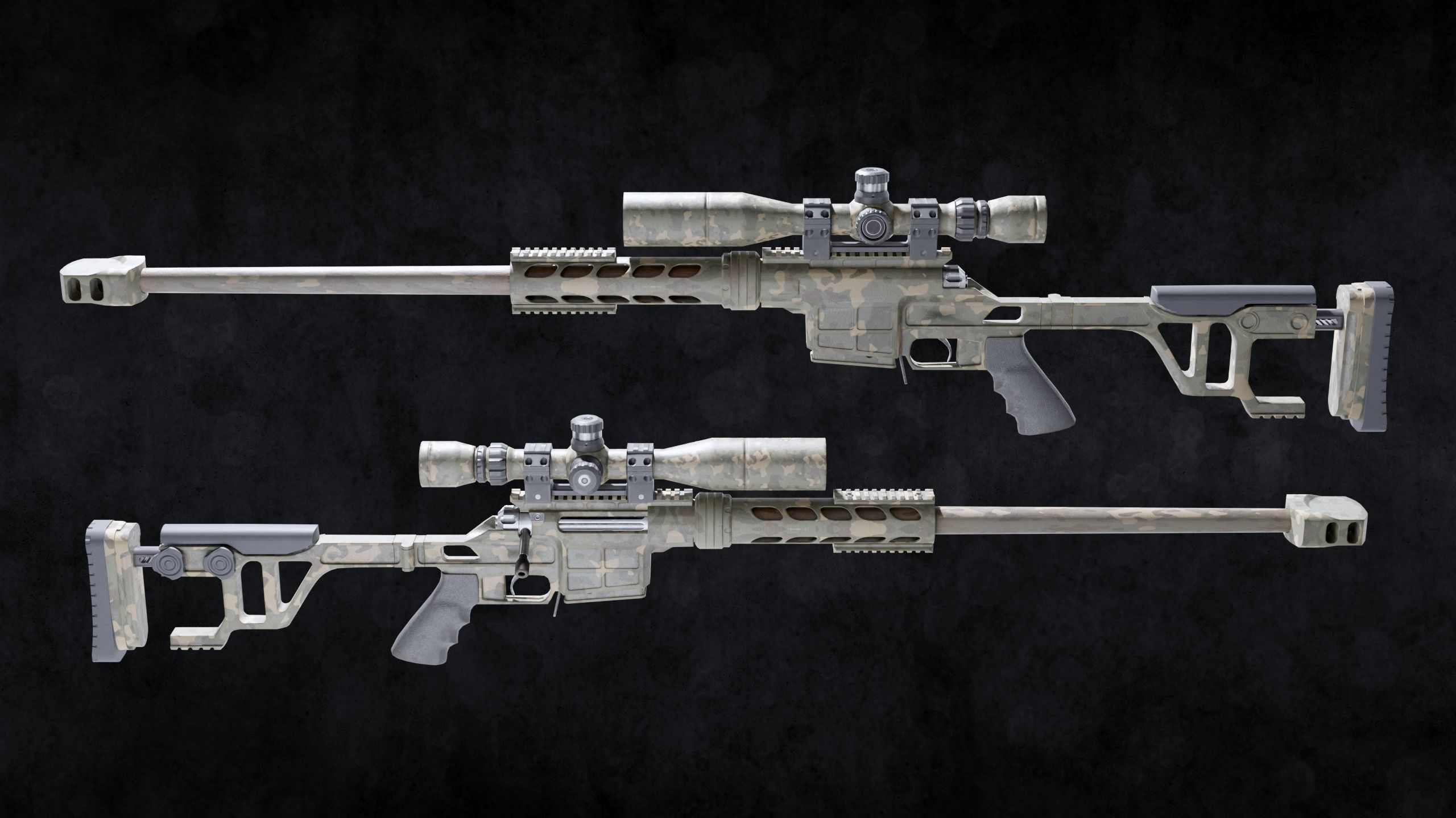 DVL-10 M2 Urbana  Low-poly 3D model_3
