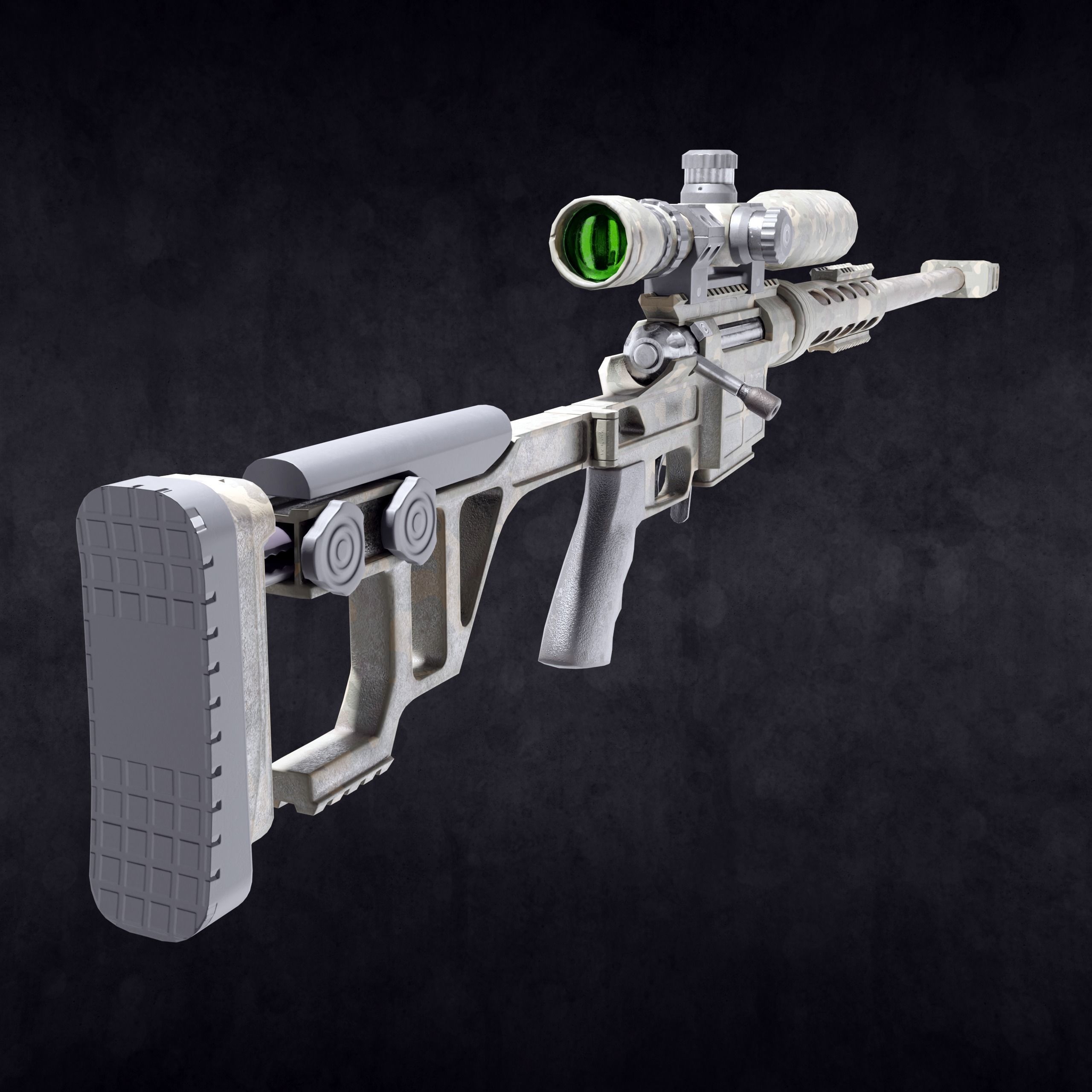 DVL-10 M2 Urbana  Low-poly 3D model_2