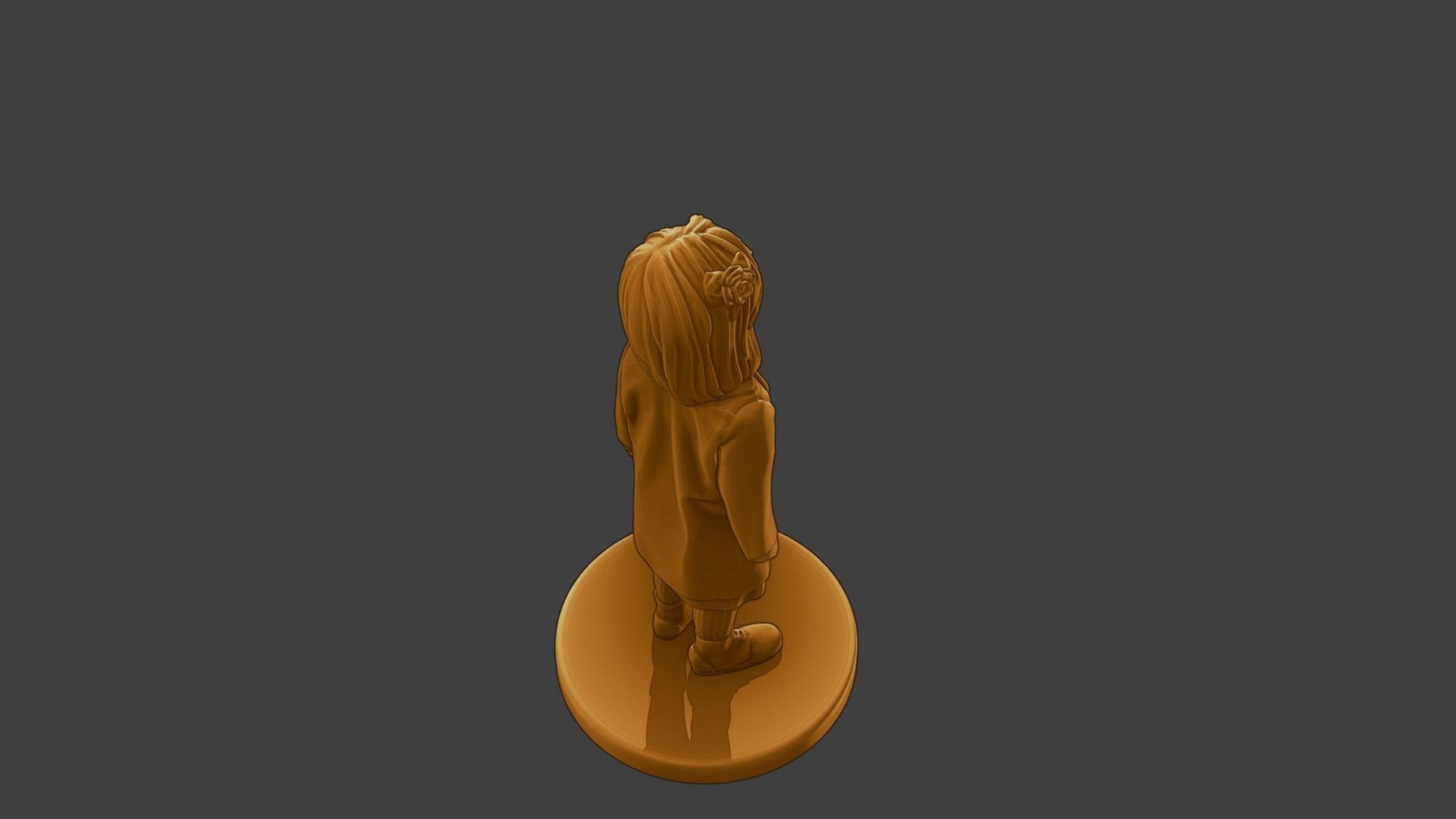 ww2 Casual Little Girl CLG1 001 3D print model_22