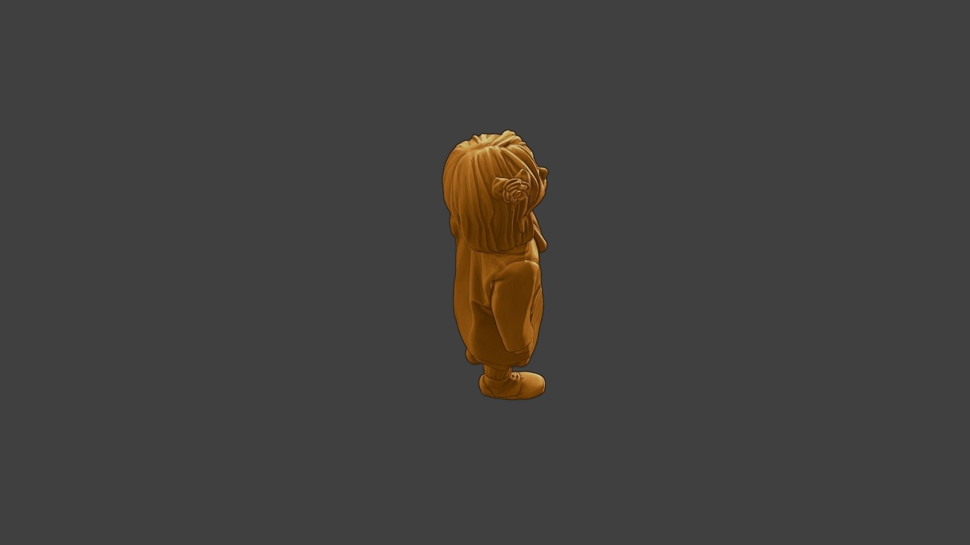 ww2 Casual Little Girl CLG1 001 3D print model_23