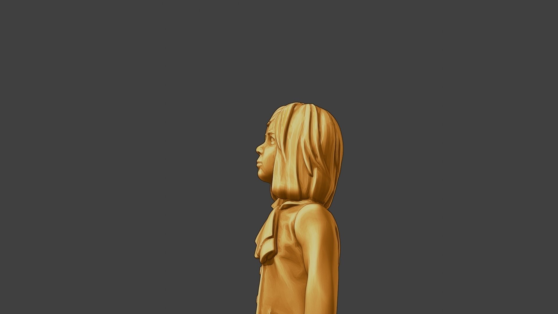 ww2 Casual Little Girl CLG1 001 3D print model_17