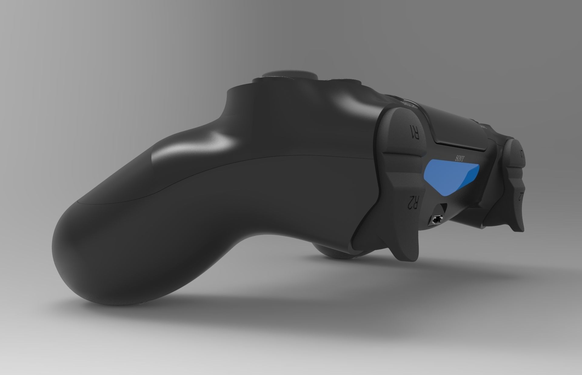 Model PS4 DUALSHOCK 4  Plus STL V2 Revised 3D print model_5