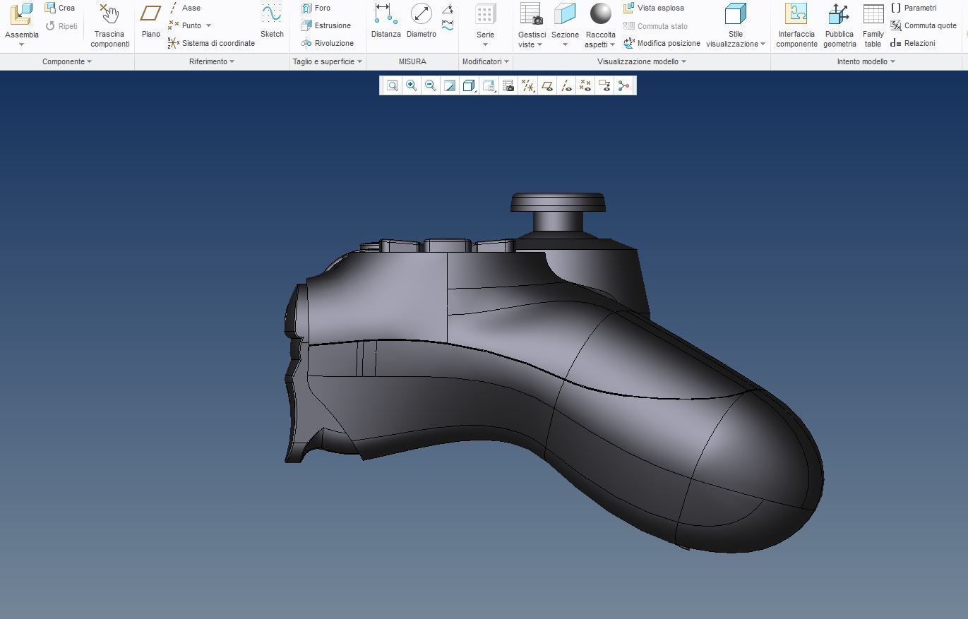 Model PS4 DUALSHOCK 4  Plus STL V2 Revised 3D print model_10