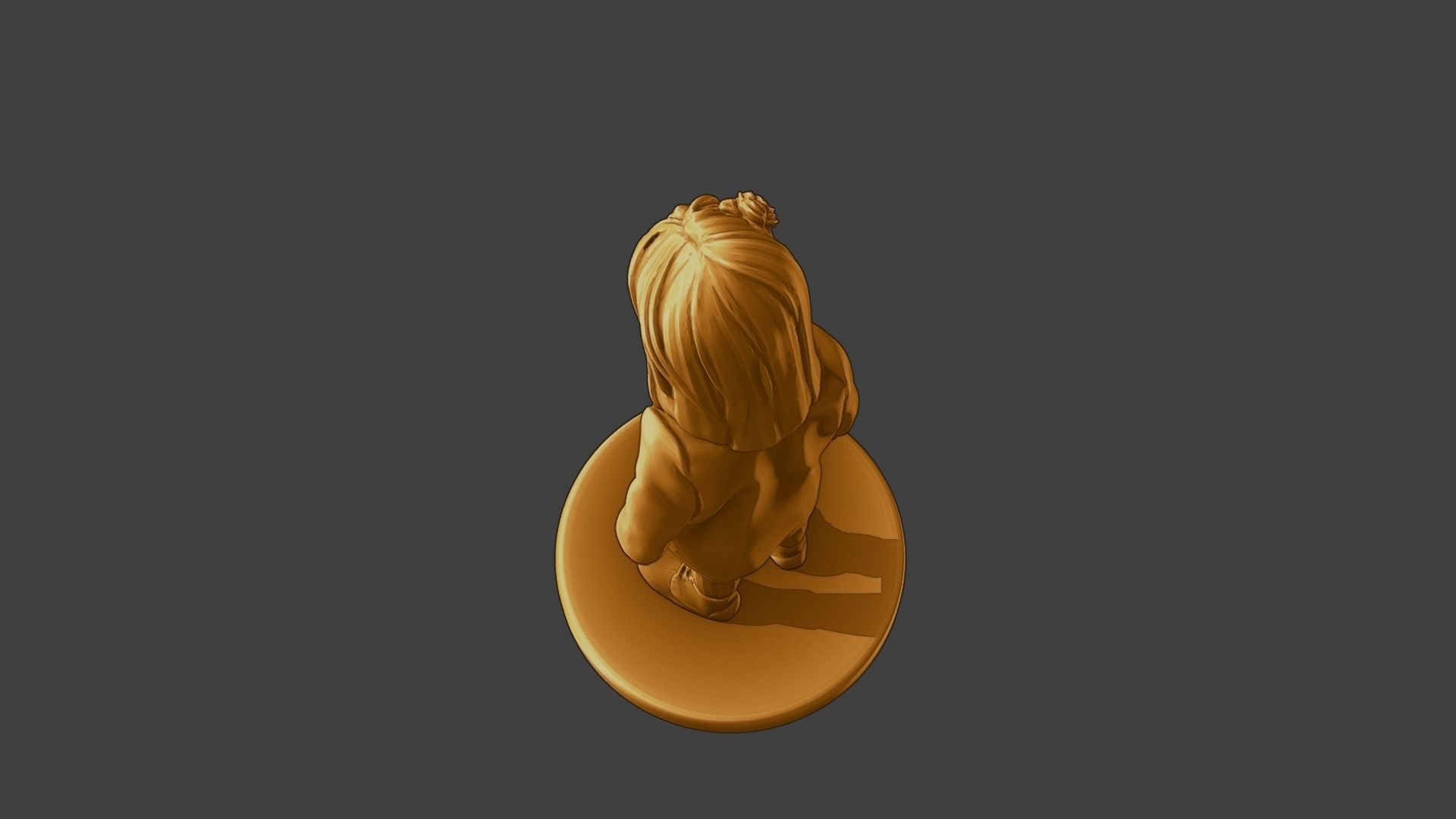 ww2 Casual Little Girl CLG1 002 3D print model_16