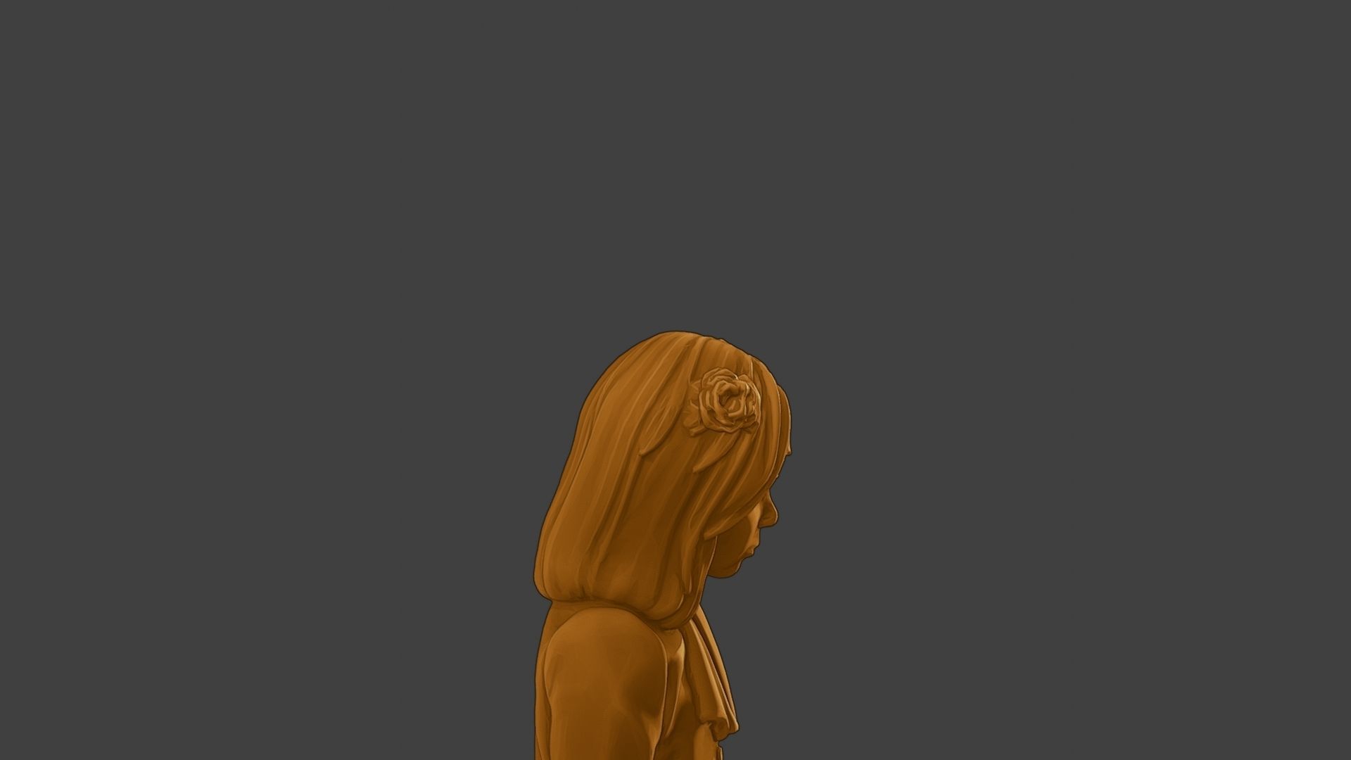 ww2 Casual Little Girl CLG1 002 3D print model_20