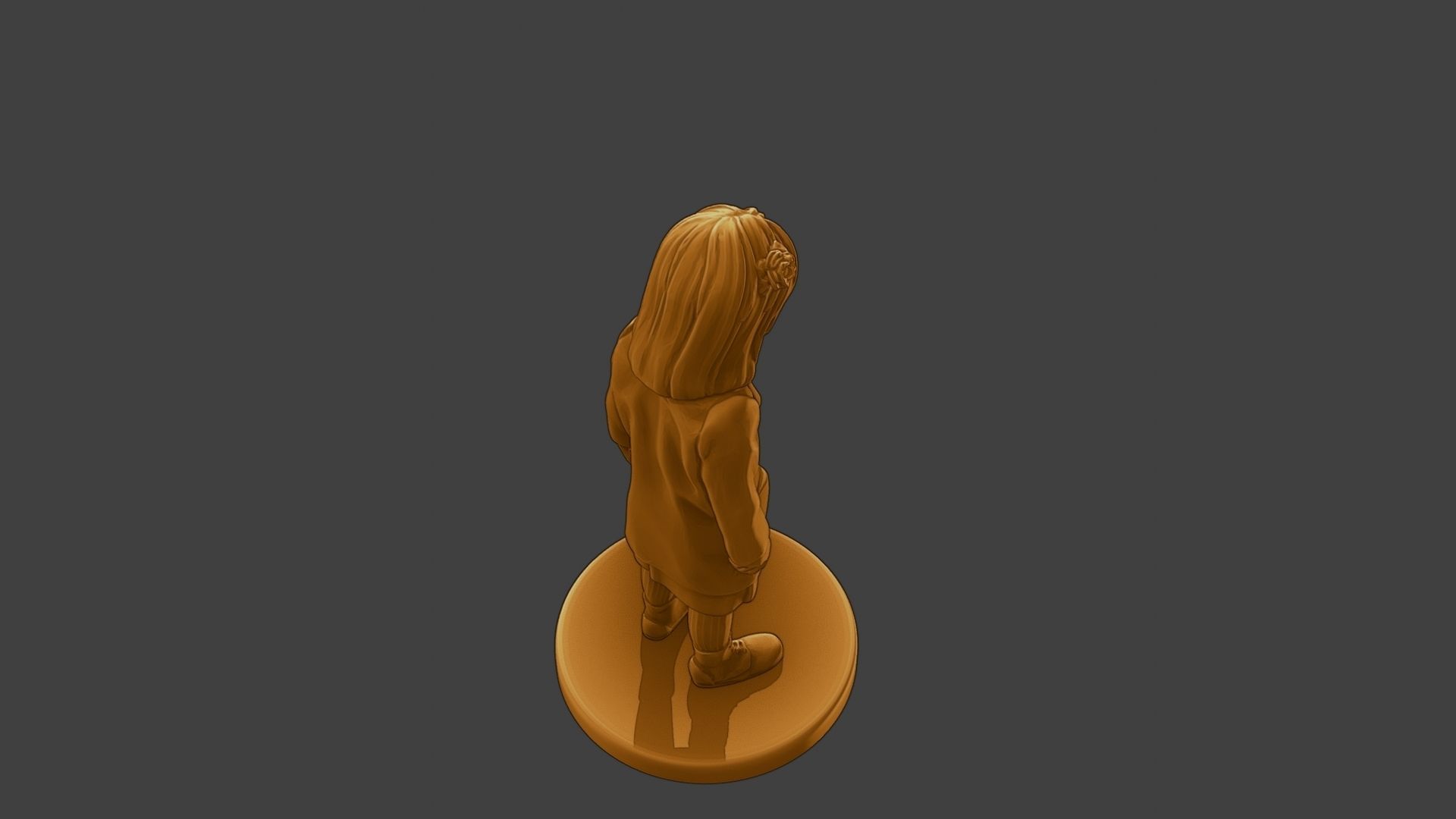 ww2 Casual Little Girl CLG1 002 3D print model_22