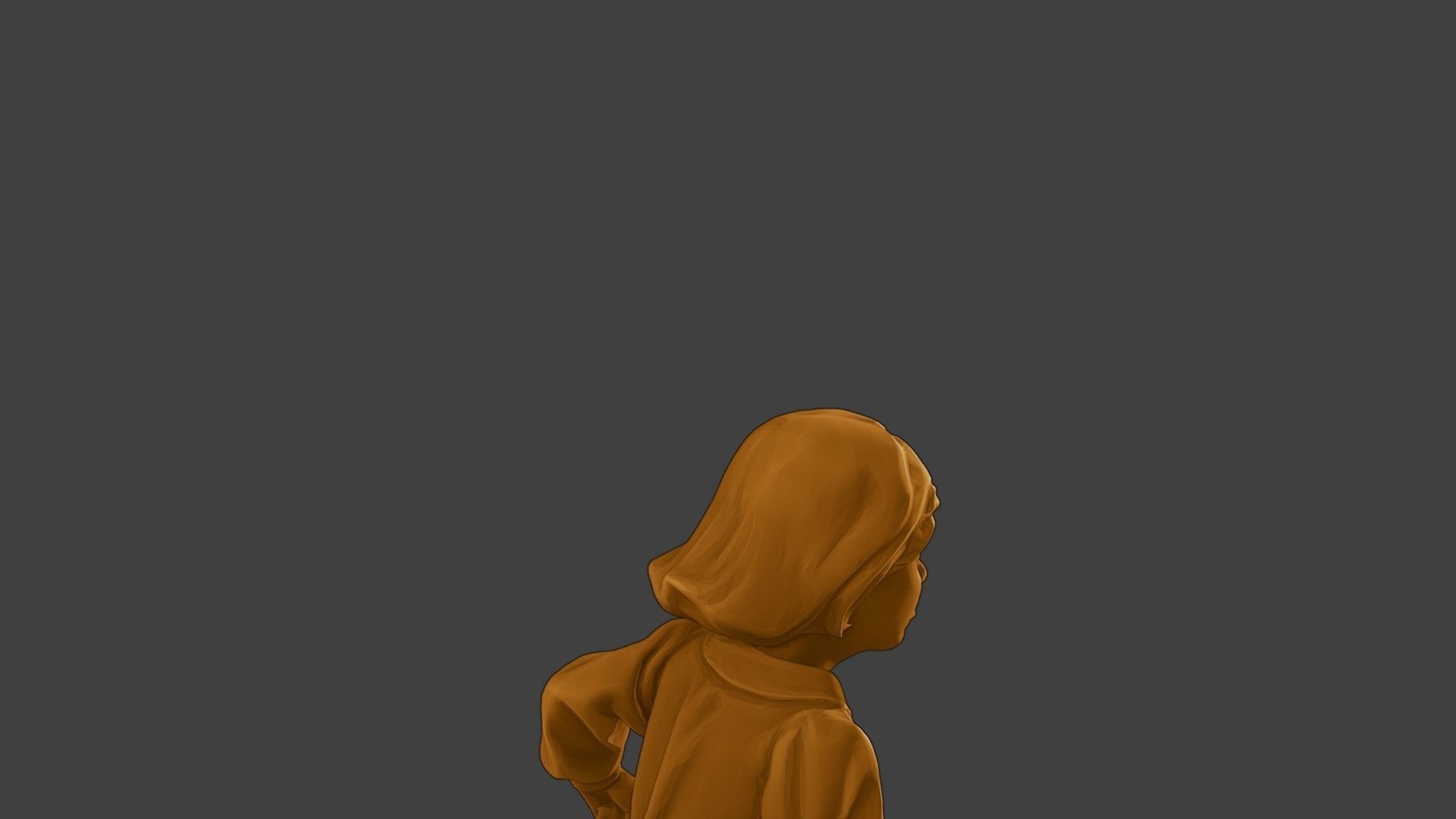 ww2 Casual Little Girl CLG1 003 3D print model_20