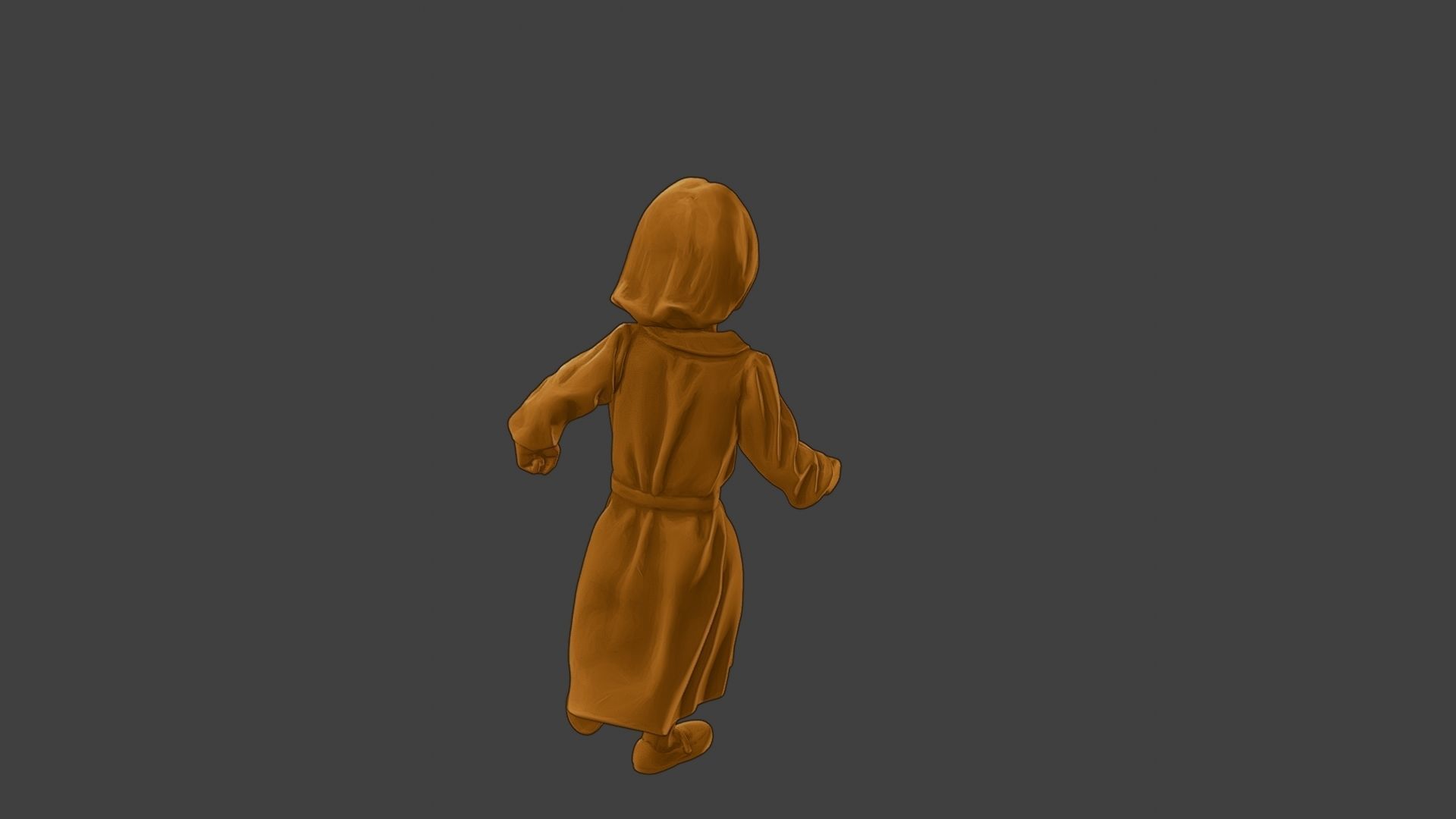 ww2 Casual Little Girl CLG1 003 3D print model_24