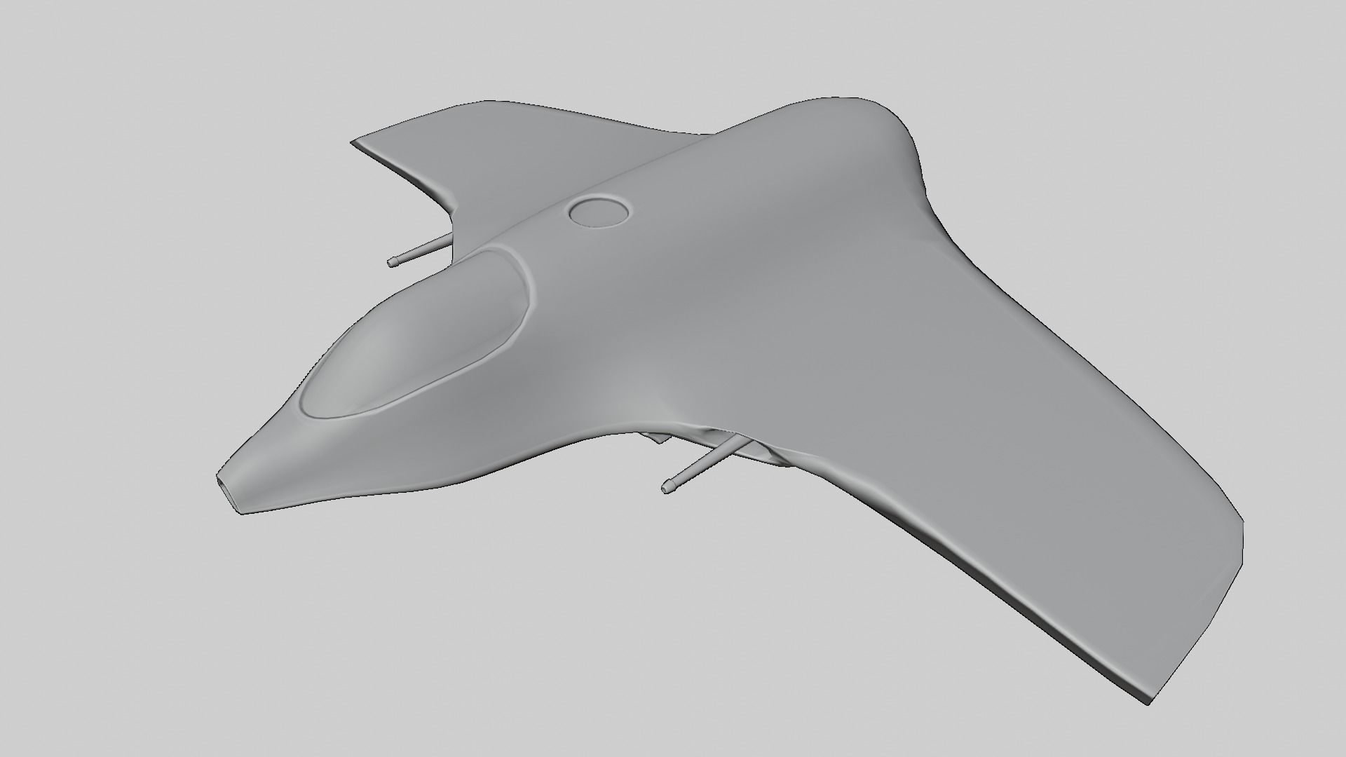 Sci-Fi Military Spaceship - Drifter G155 3D print model_10