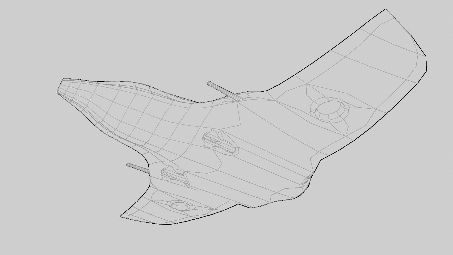 Sci-Fi Military Spaceship - Drifter G155 3D print model_24