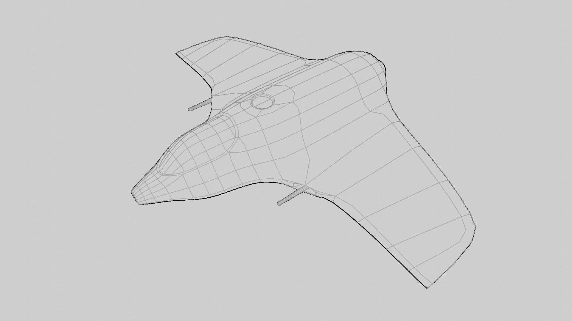 Sci-Fi Military Spaceship - Drifter G155 3D print model_23