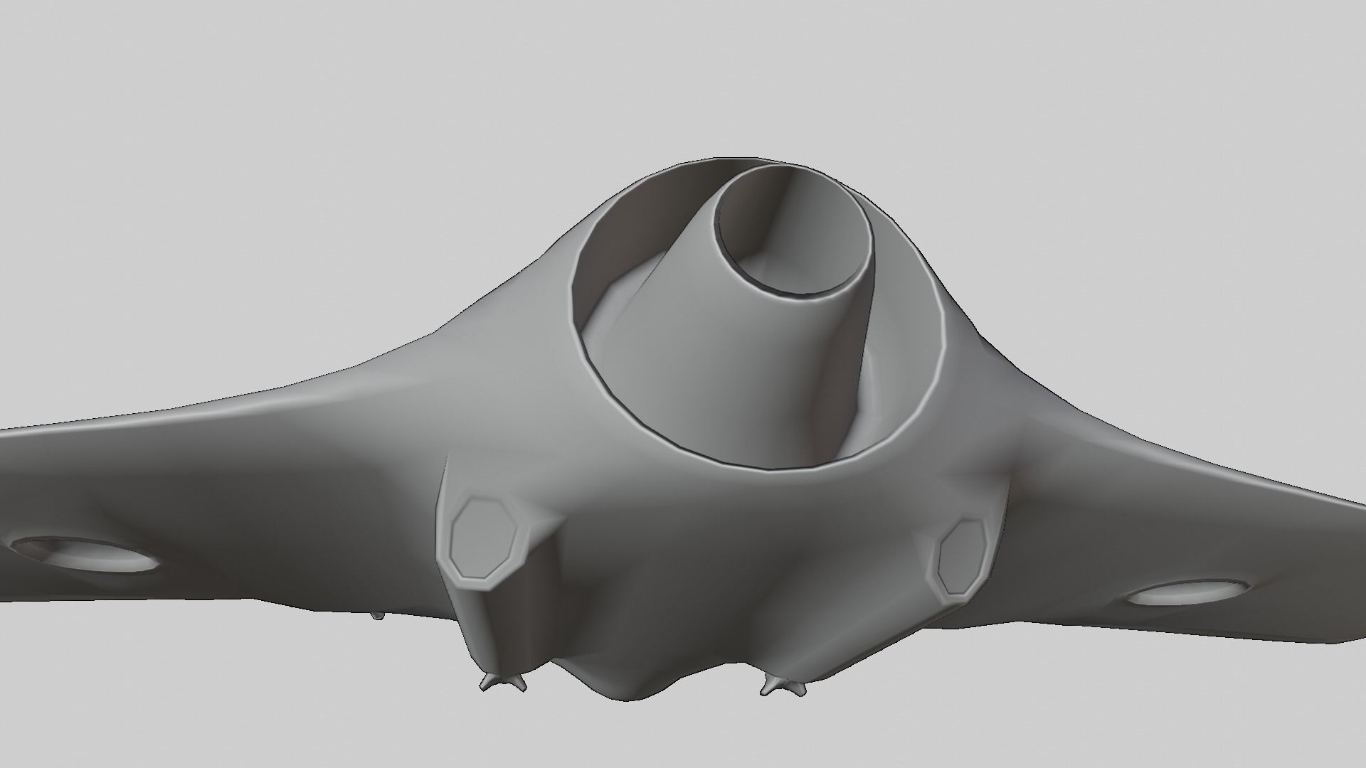 Sci-Fi Military Spaceship - Drifter G155 3D print model_15