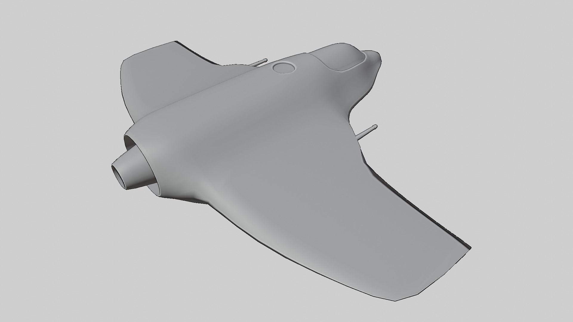 Sci-Fi Military Spaceship - Drifter G155 3D print model_16