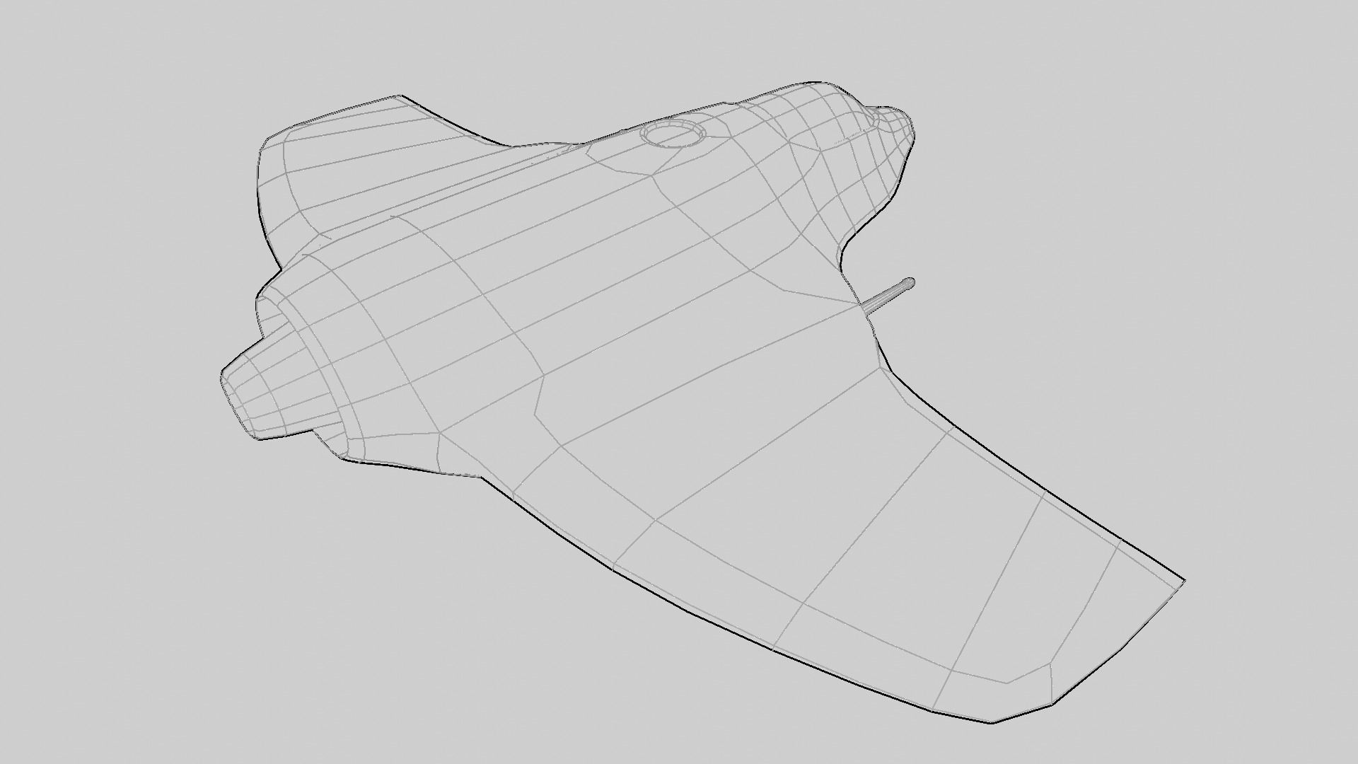 Sci-Fi Military Spaceship - Drifter G155 3D print model_26