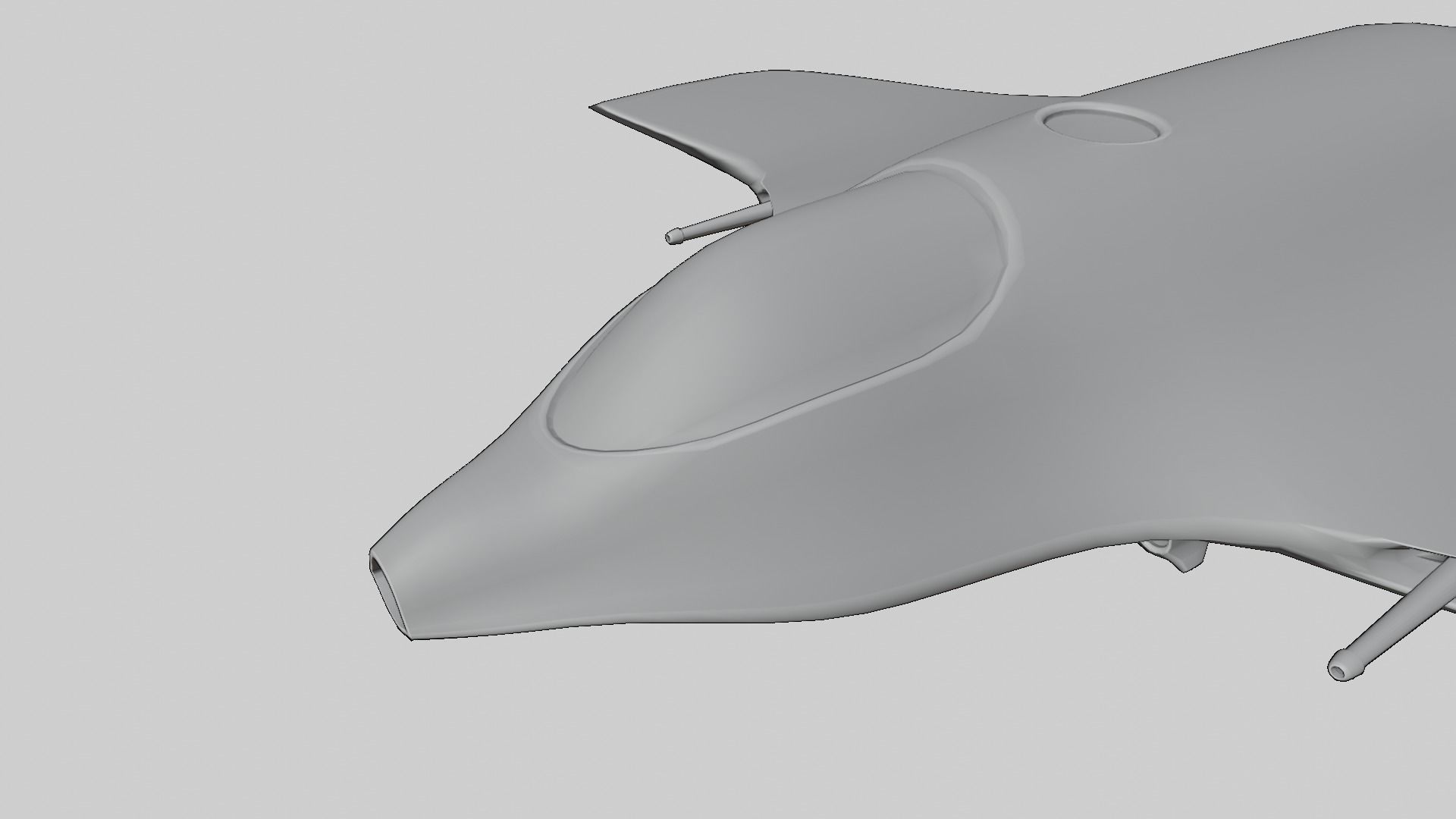 Sci-Fi Military Spaceship - Drifter G155 3D print model_11