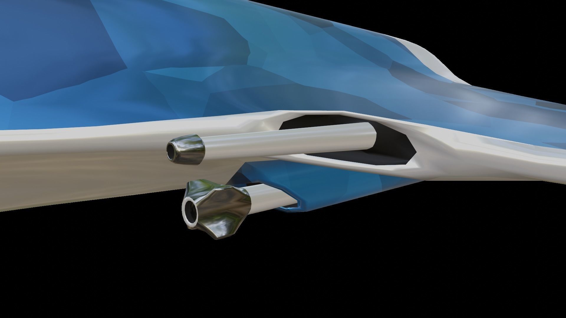 Sci-Fi Military Spaceship - Drifter G155 3D print model_5