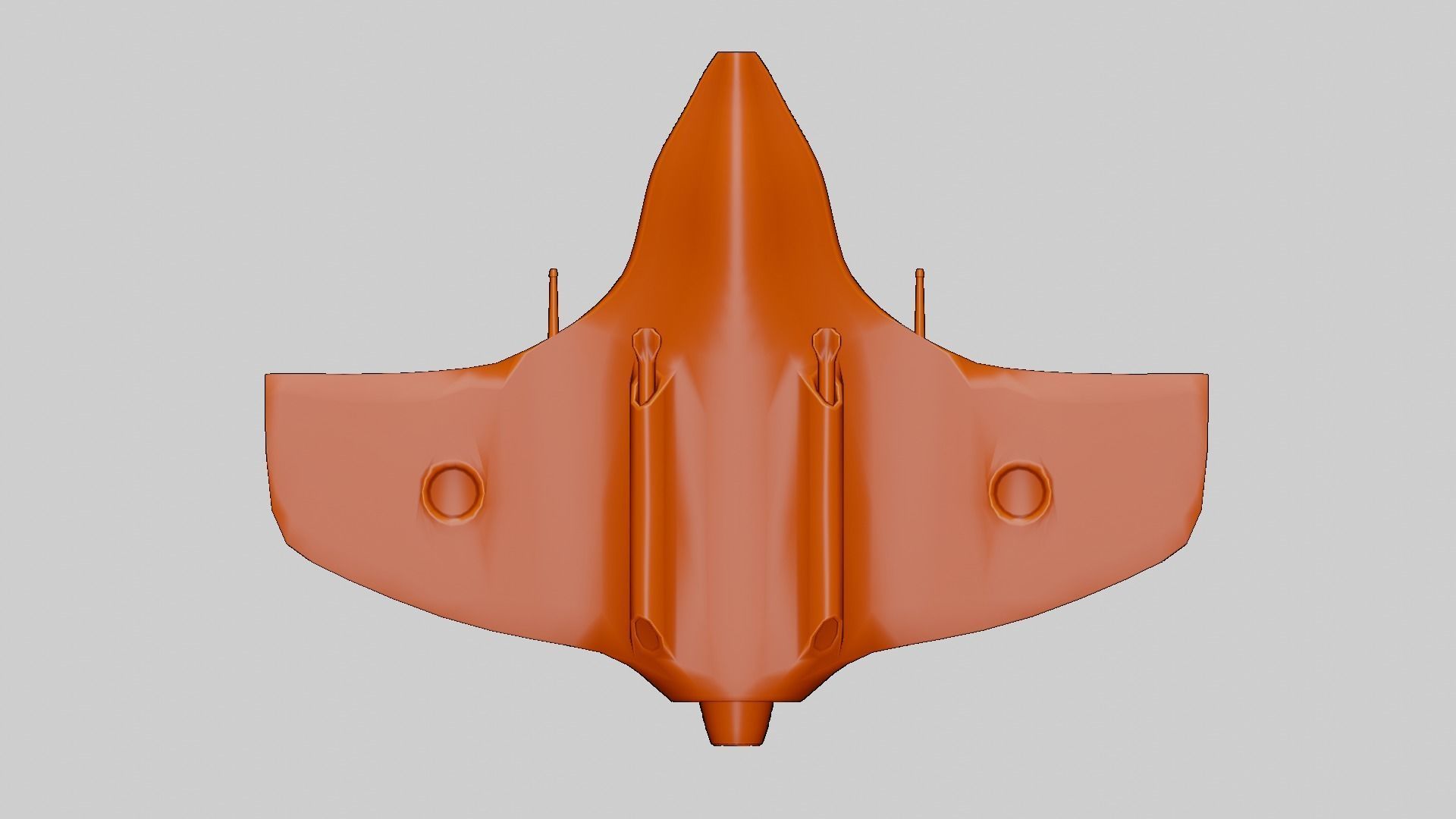 Sci-Fi Military Spaceship - Drifter G155 3D print model_20