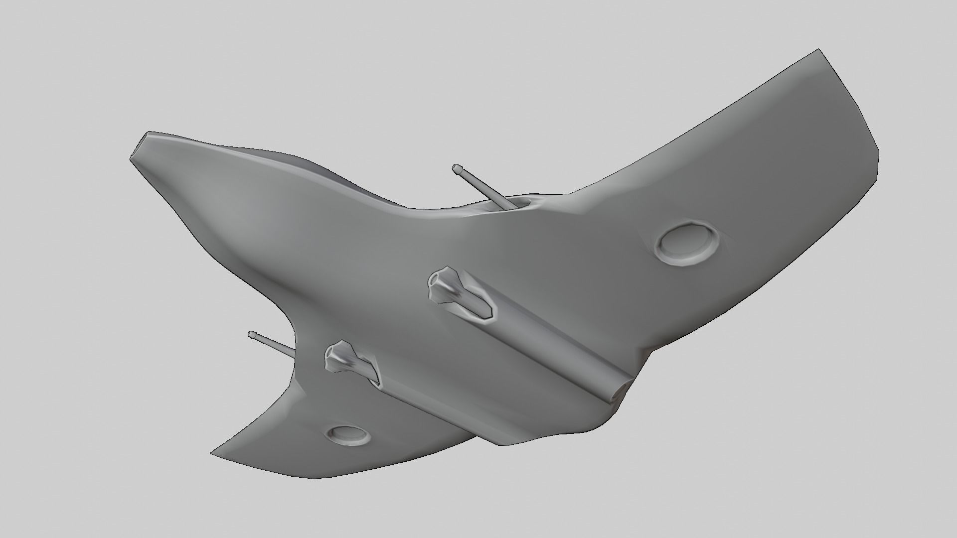 Sci-Fi Military Spaceship - Drifter G155 3D print model_13