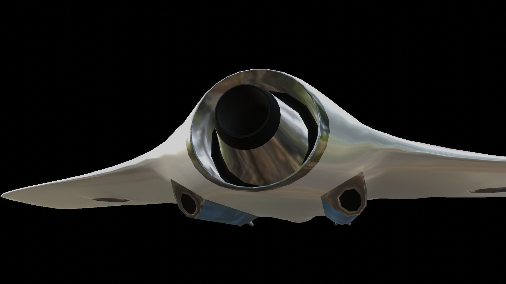 Sci-Fi Military Spaceship - Drifter G155 3D print model_9