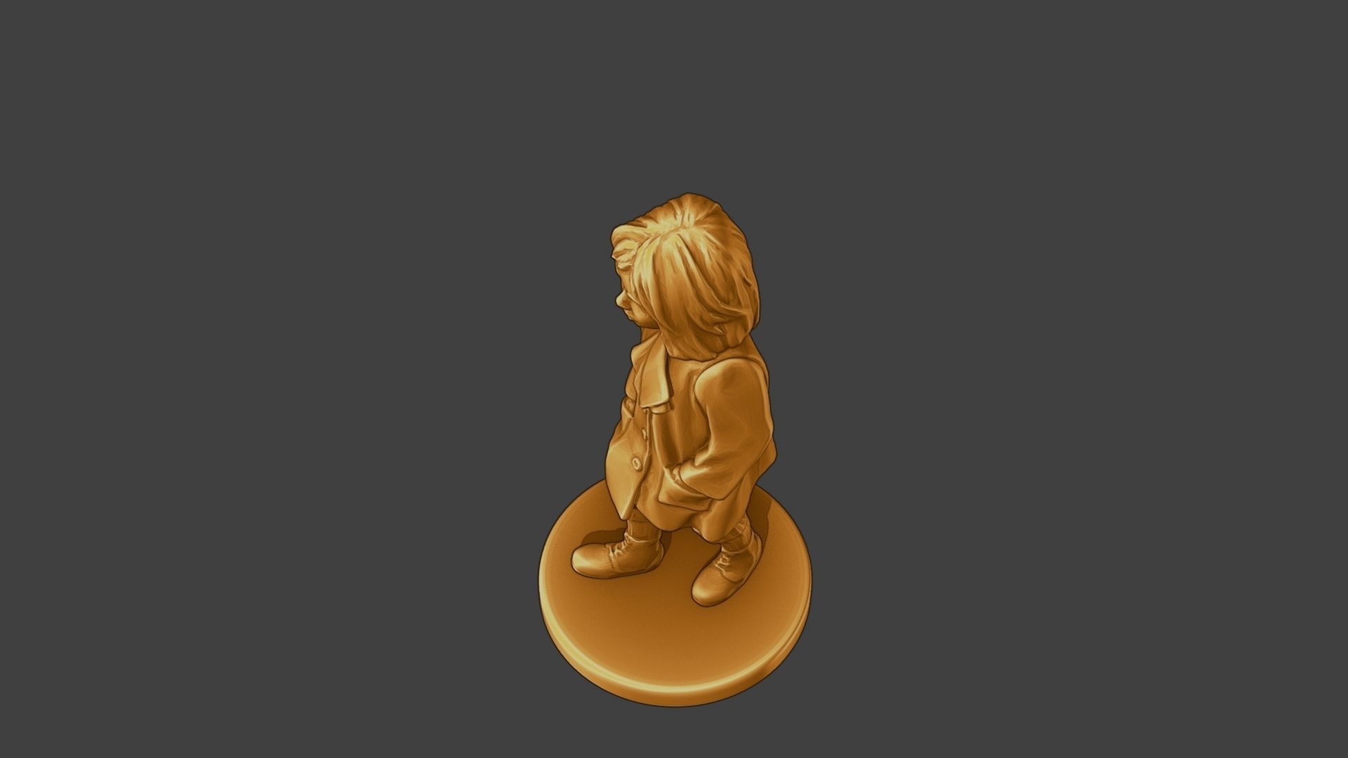 ww2 Casual Little Girl CLG1 006 3D print model_15