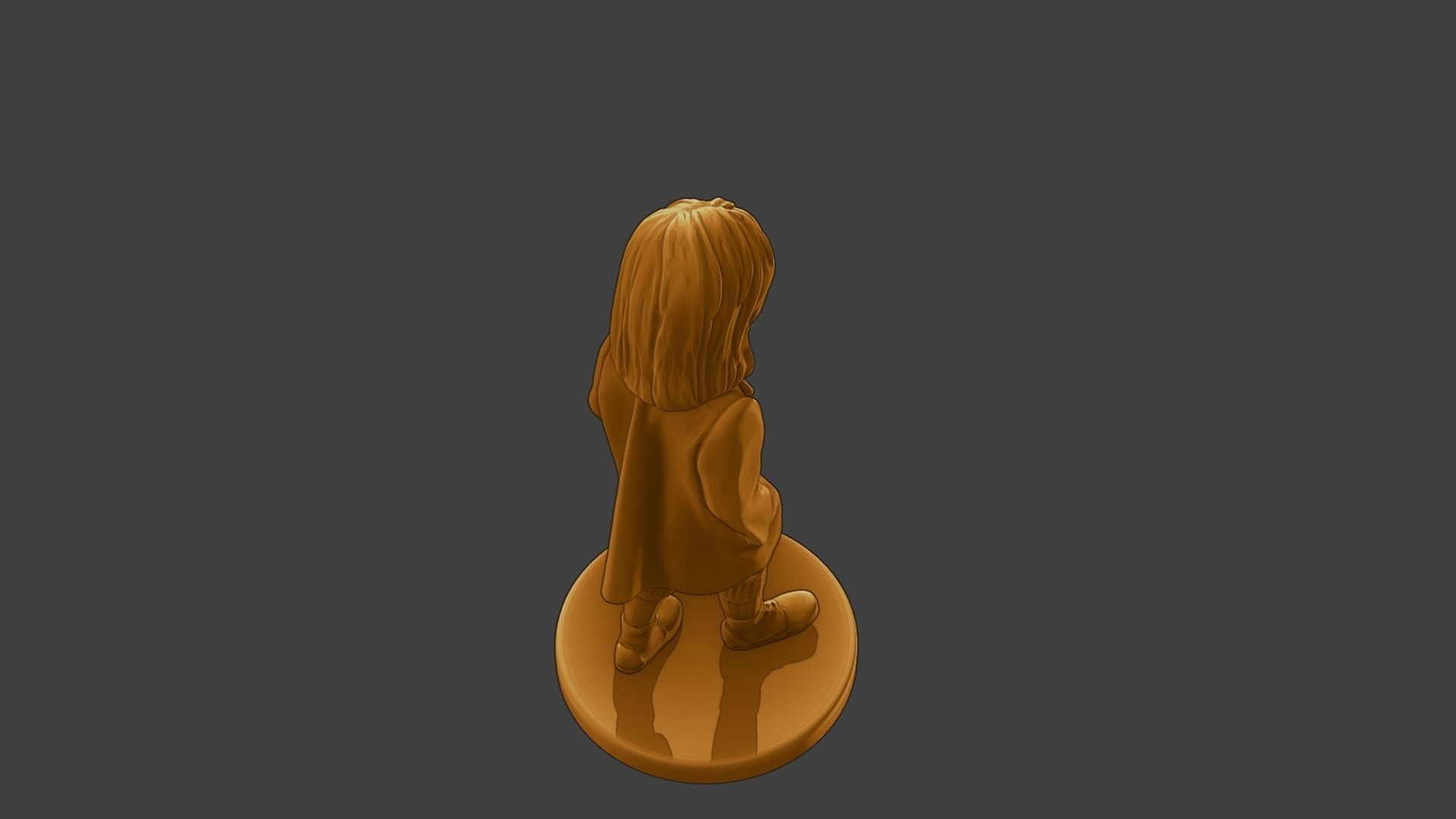 ww2 Casual Little Girl CLG1 006 3D print model_22