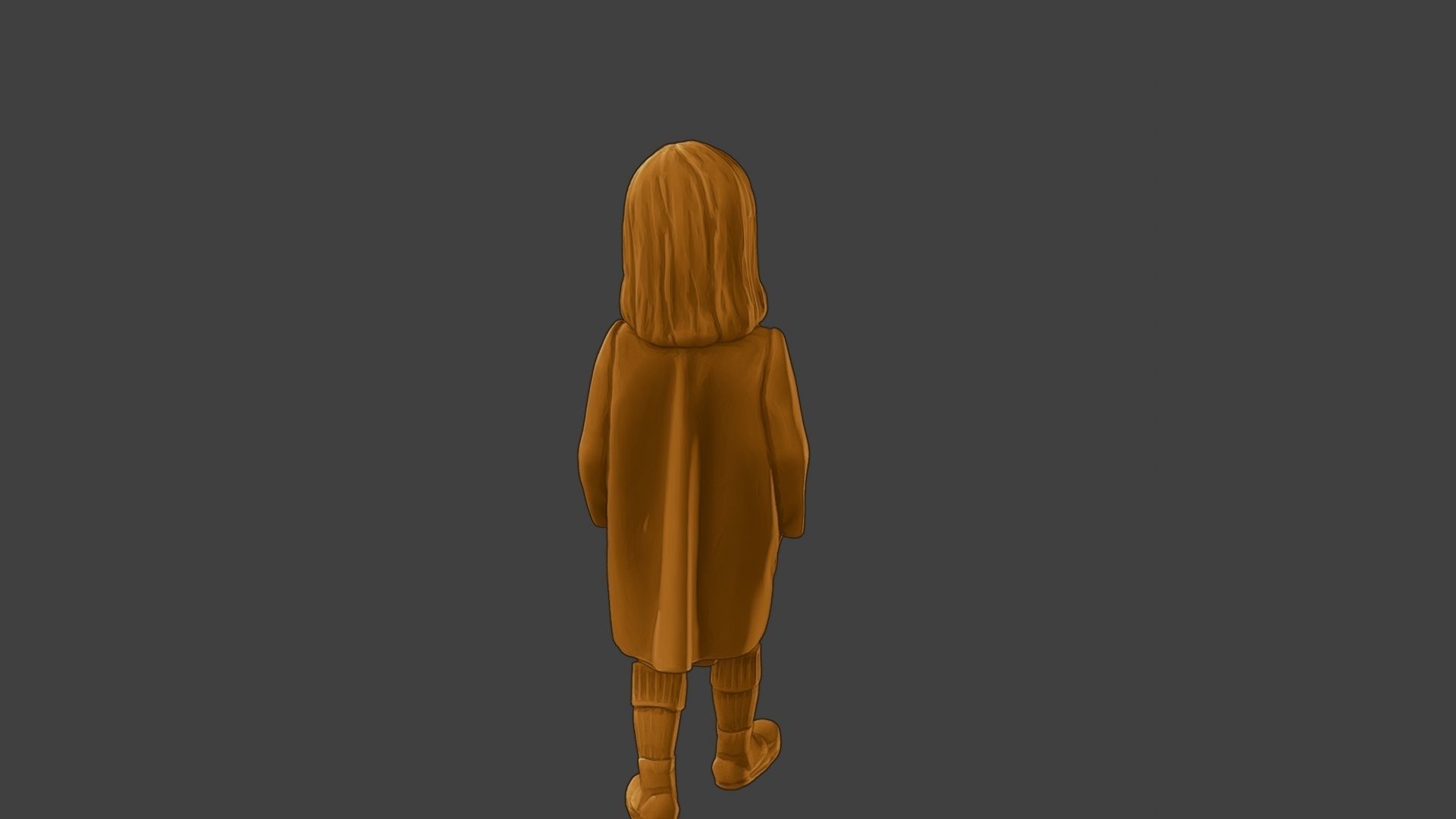 ww2 Casual Little Girl CLG1 006 3D print model_25