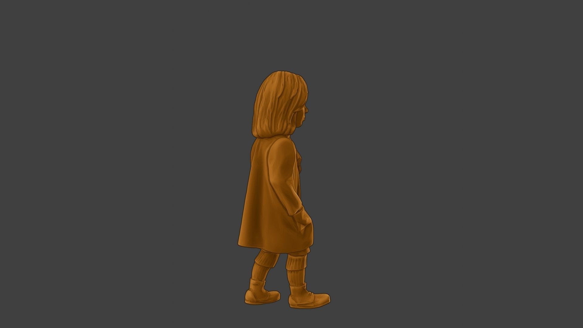 ww2 Casual Little Girl CLG1 006 3D print model_31