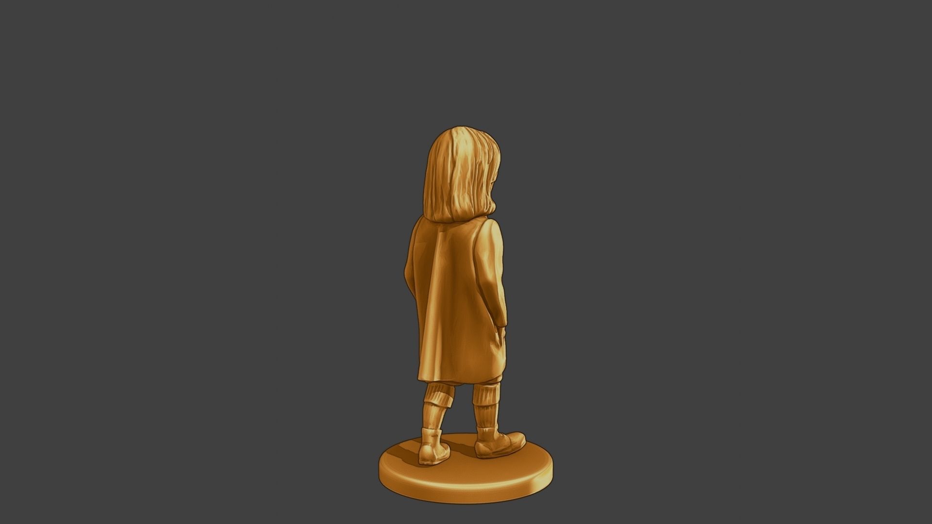 ww2 Casual Little Girl CLG1 006 3D print model_7
