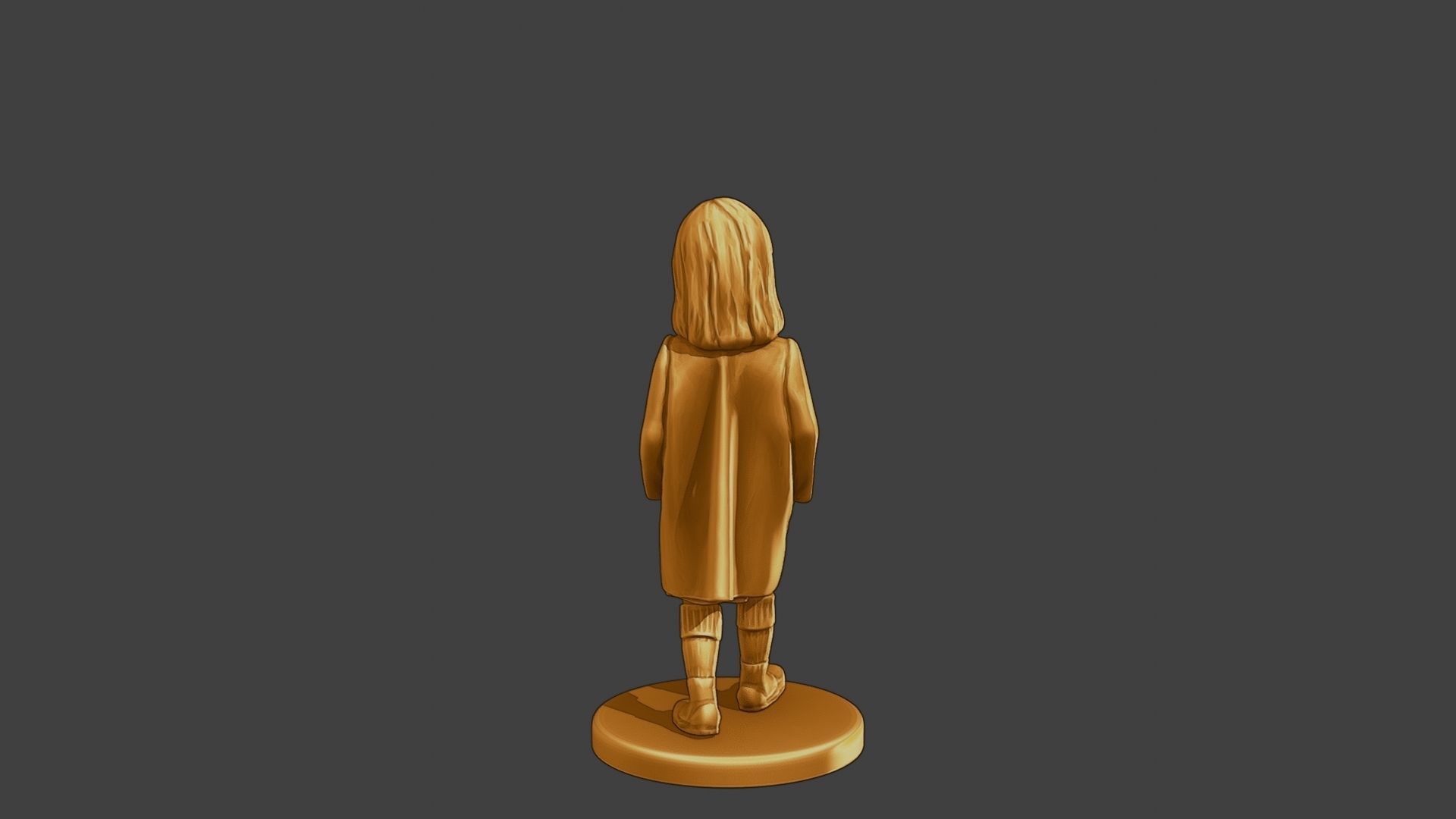 ww2 Casual Little Girl CLG1 006 3D print model_6
