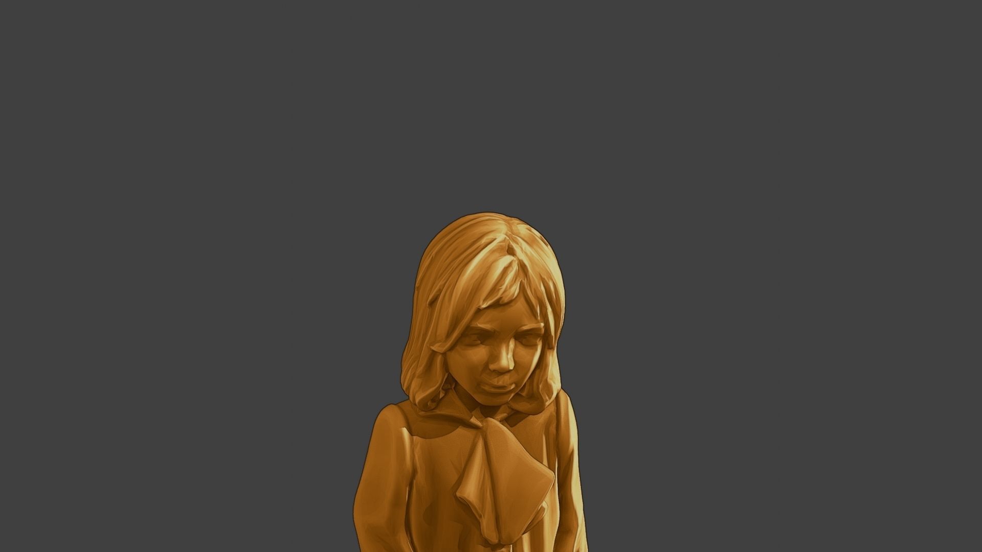 ww2 Casual Little Girl CLG1 006 3D print model_19