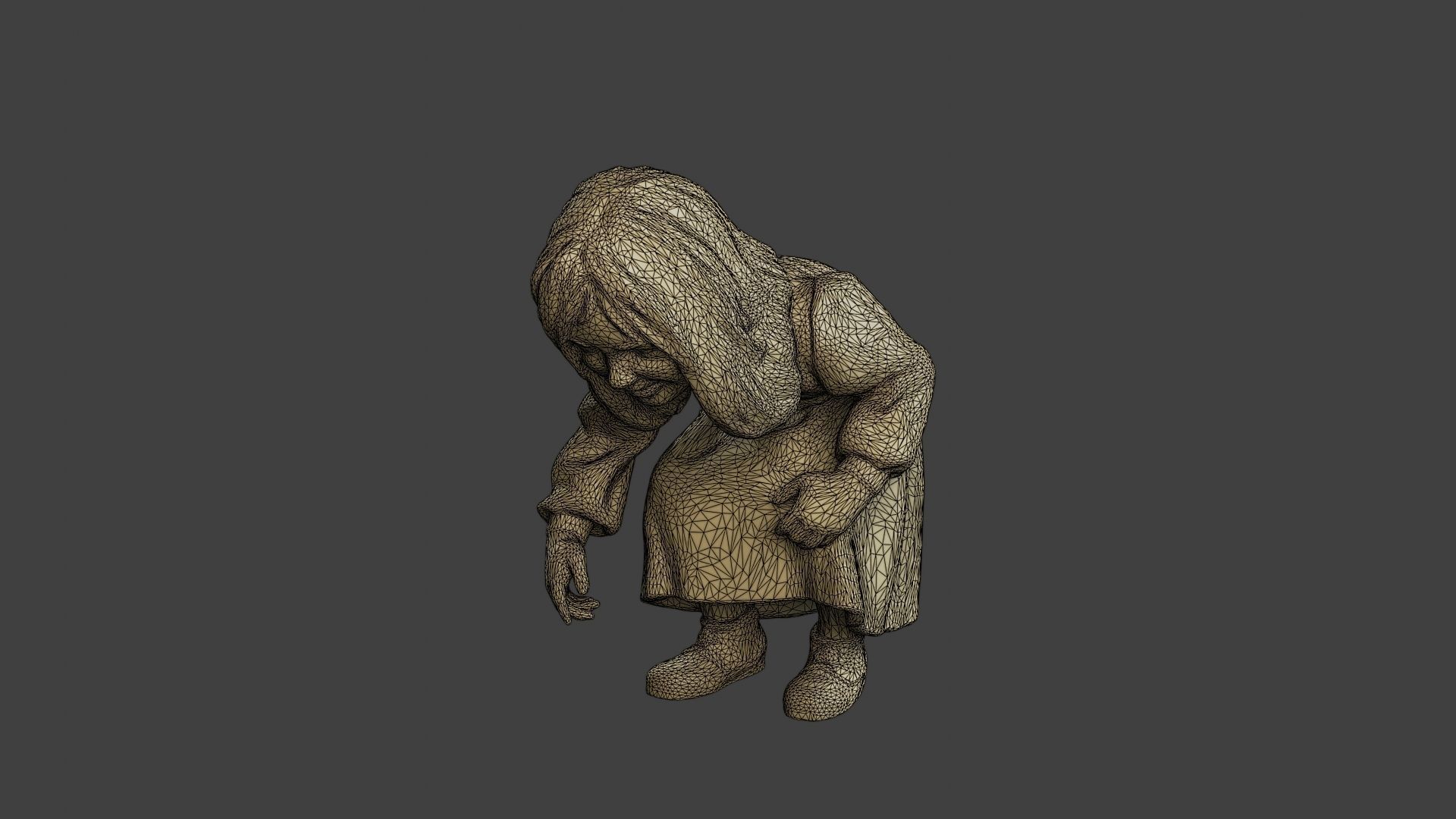 ww2 Casual Little Girl CLG1 007 3D print model_12
