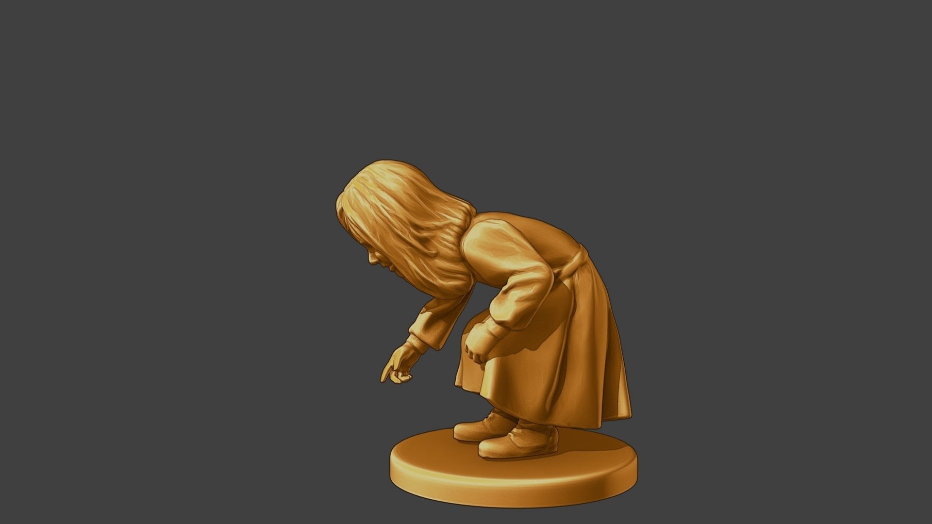 ww2 Casual Little Girl CLG1 007 3D print model_17