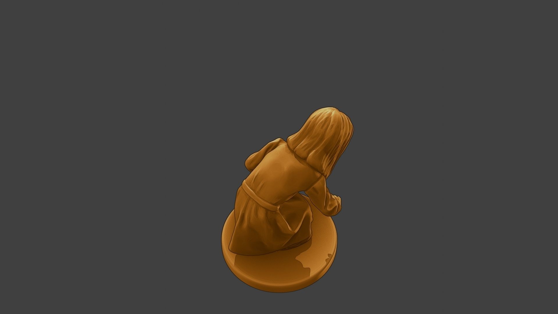 ww2 Casual Little Girl CLG1 007 3D print model_22